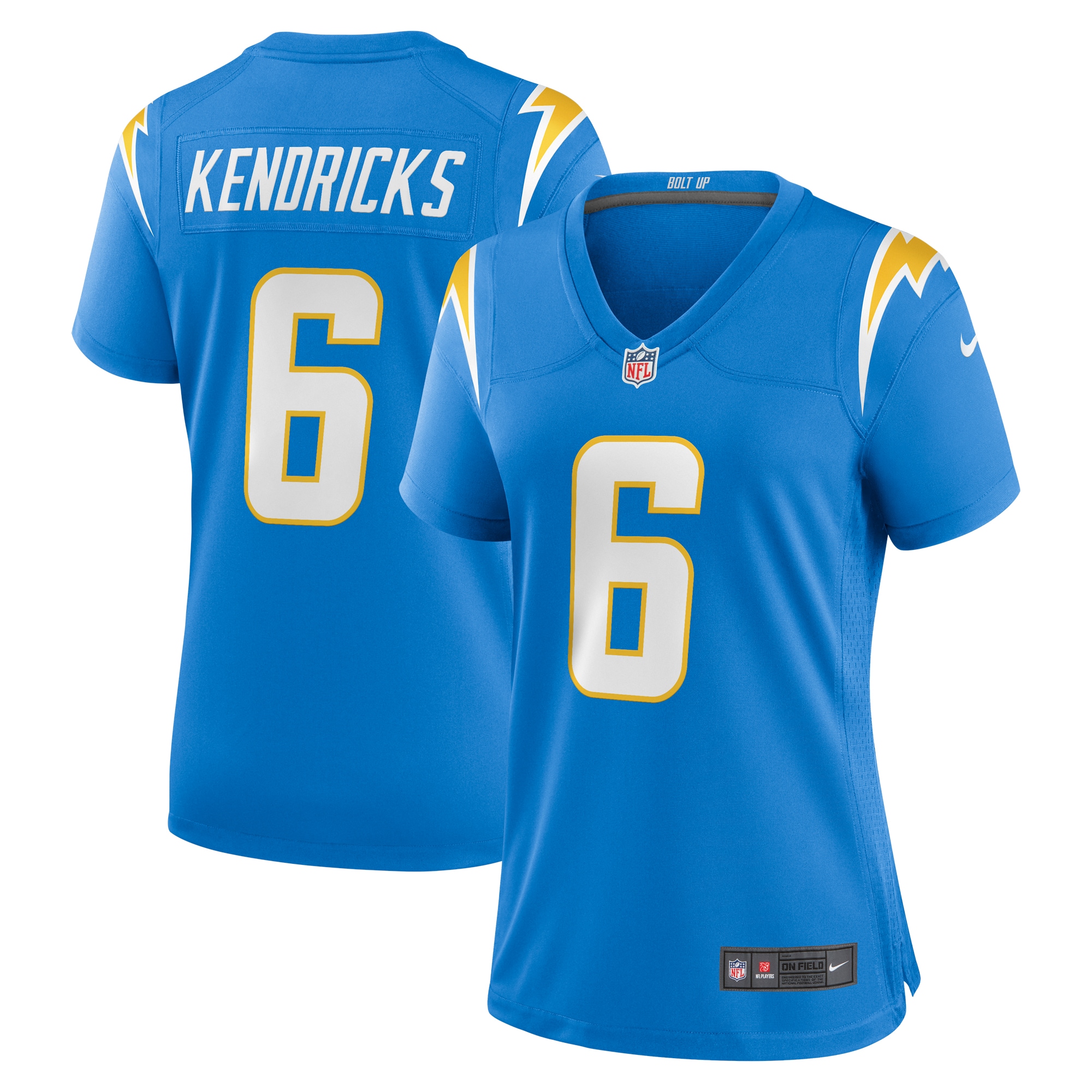 Women's Los Angeles Chargers Eric Kendricks Powder Blue Game Player Jersey Js5964