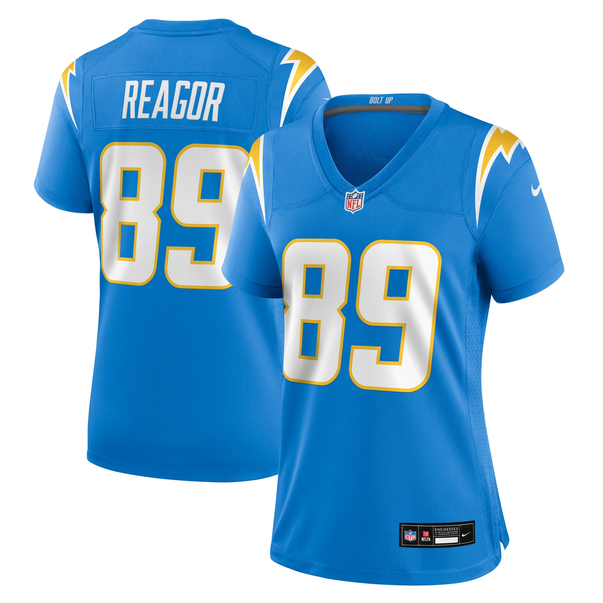 Women's Los Angeles Chargers Jalen Reagor Powder Blue Team Game Jersey Js8478