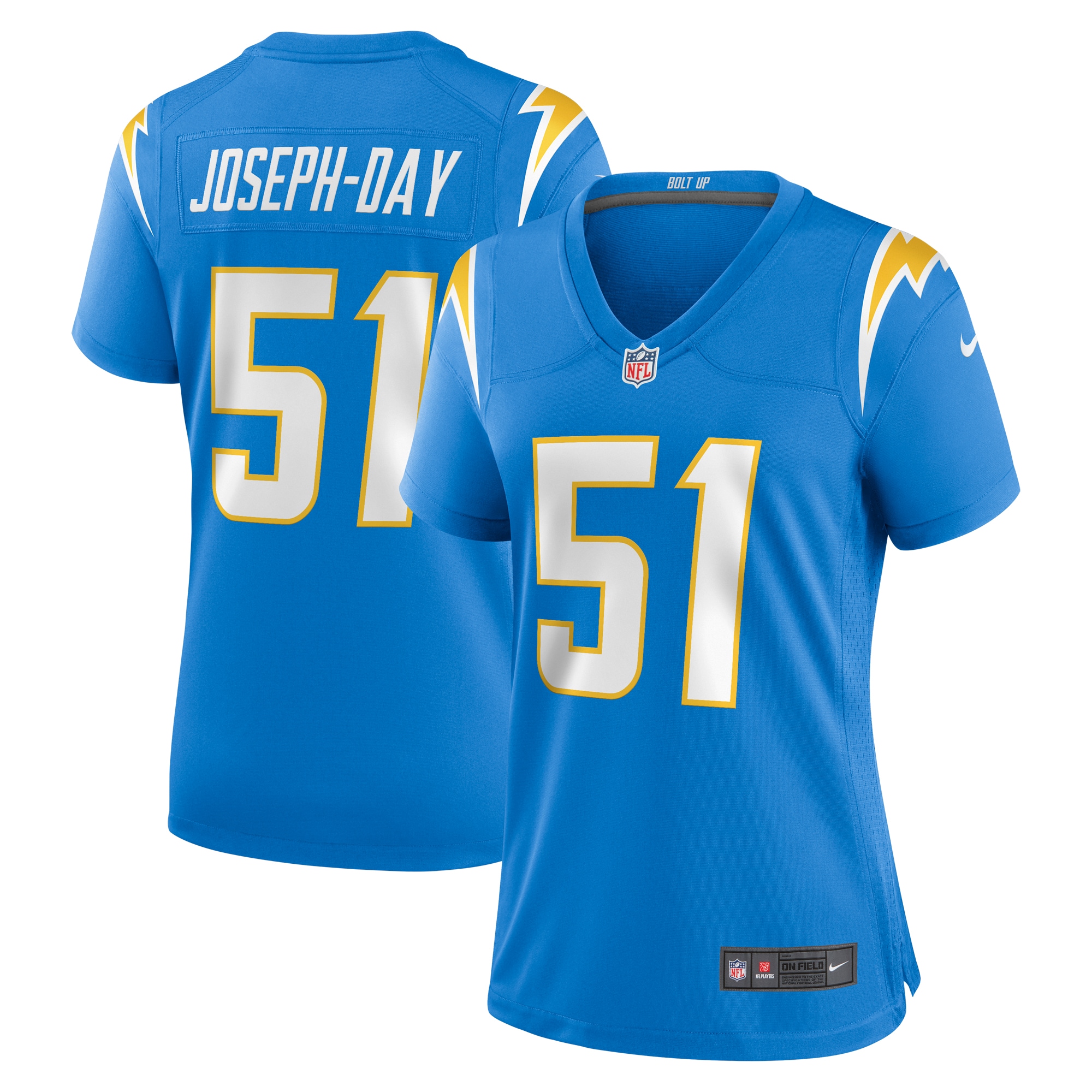 Women's Los Angeles Chargers Sebastian Joseph-day Powder Blue Game Player Jersey Js2300