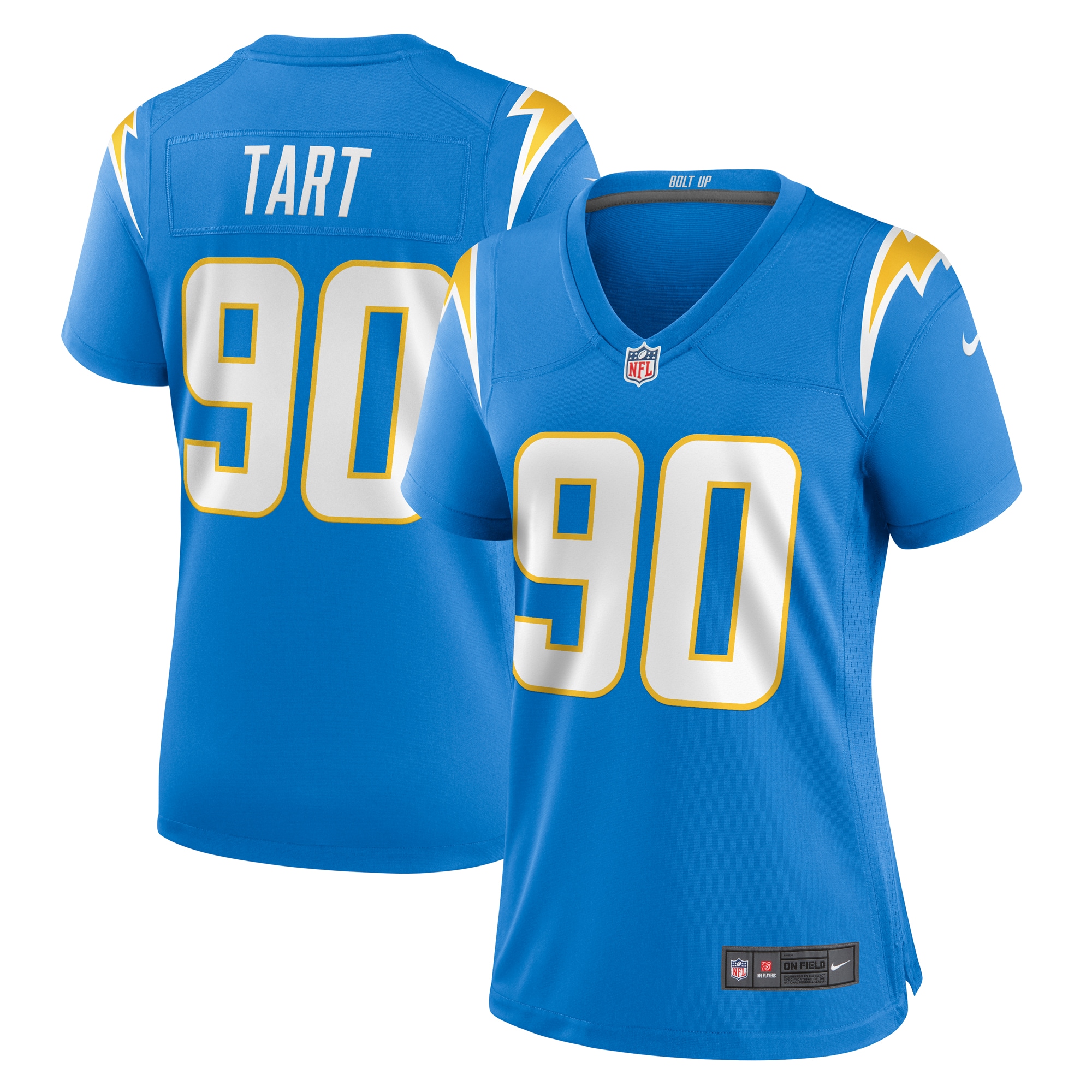 Women's Los Angeles Chargers Teair Tart Powder Blue Game Jersey Js6501