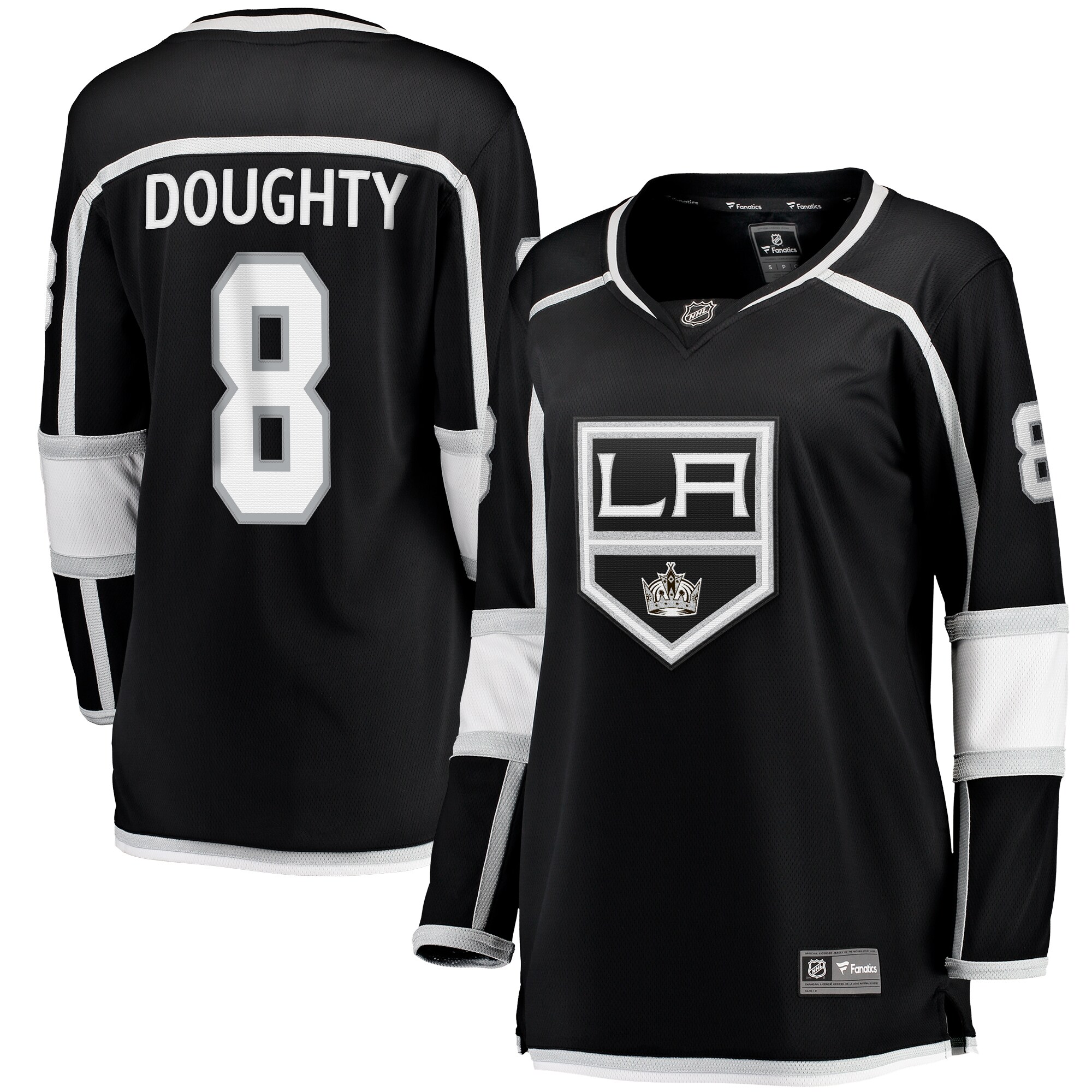 Women's Los Angeles Kings Drew Doughty Black Home Breakaway Player Jersey
