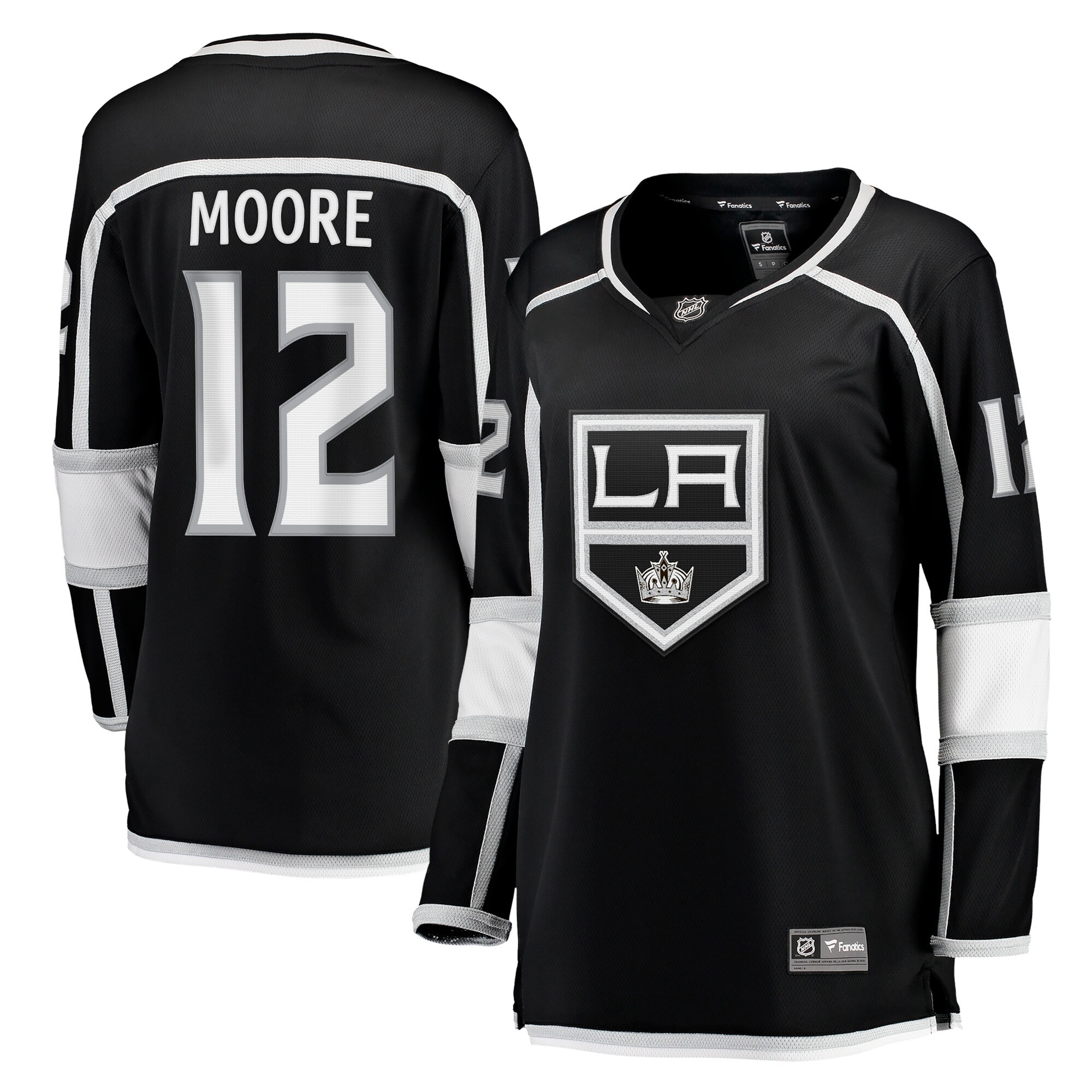 Women's Los Angeles Kings Trevor Moore Black Home Breakaway Player Jersey