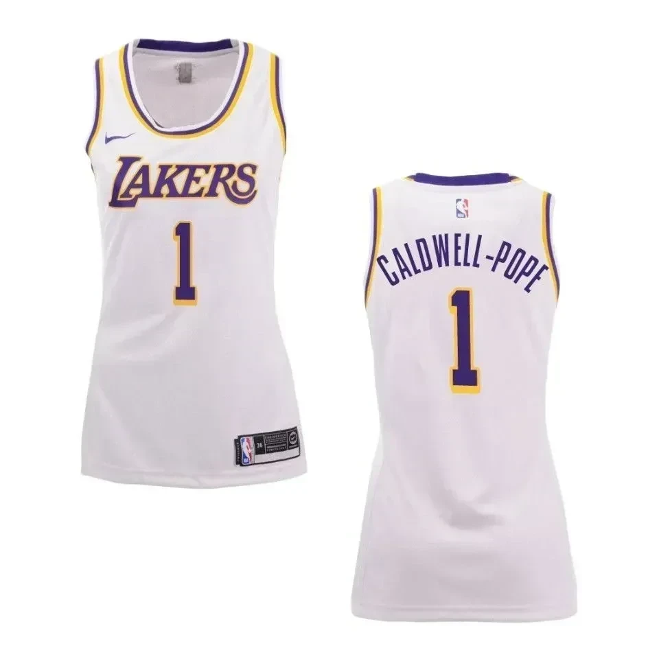 Women's Los Angeles Lakers 1 Kentavious Caldwell-pope Association Swingman Jersey - White
