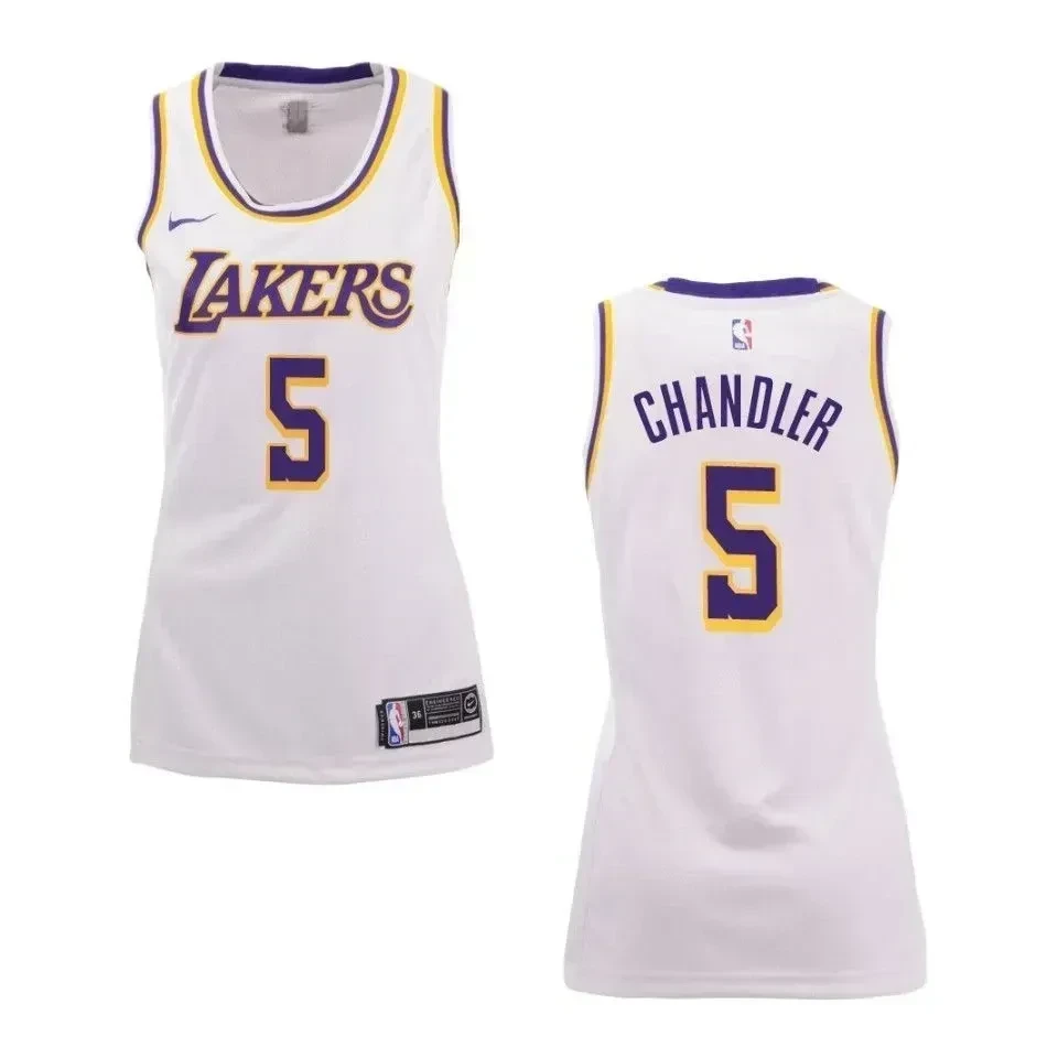 Women's Los Angeles Lakers 5 Tyson Chandler Association Swingman Jersey - White