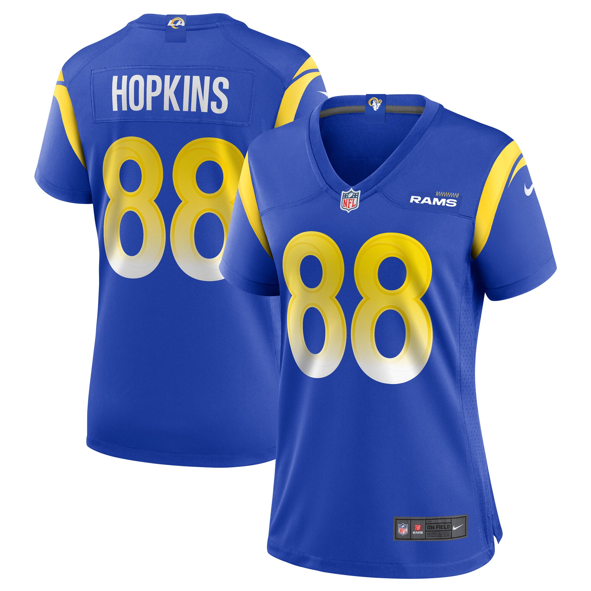 Women's Los Angeles Rams Brycen Hopkins Royal Game Jersey Js5057
