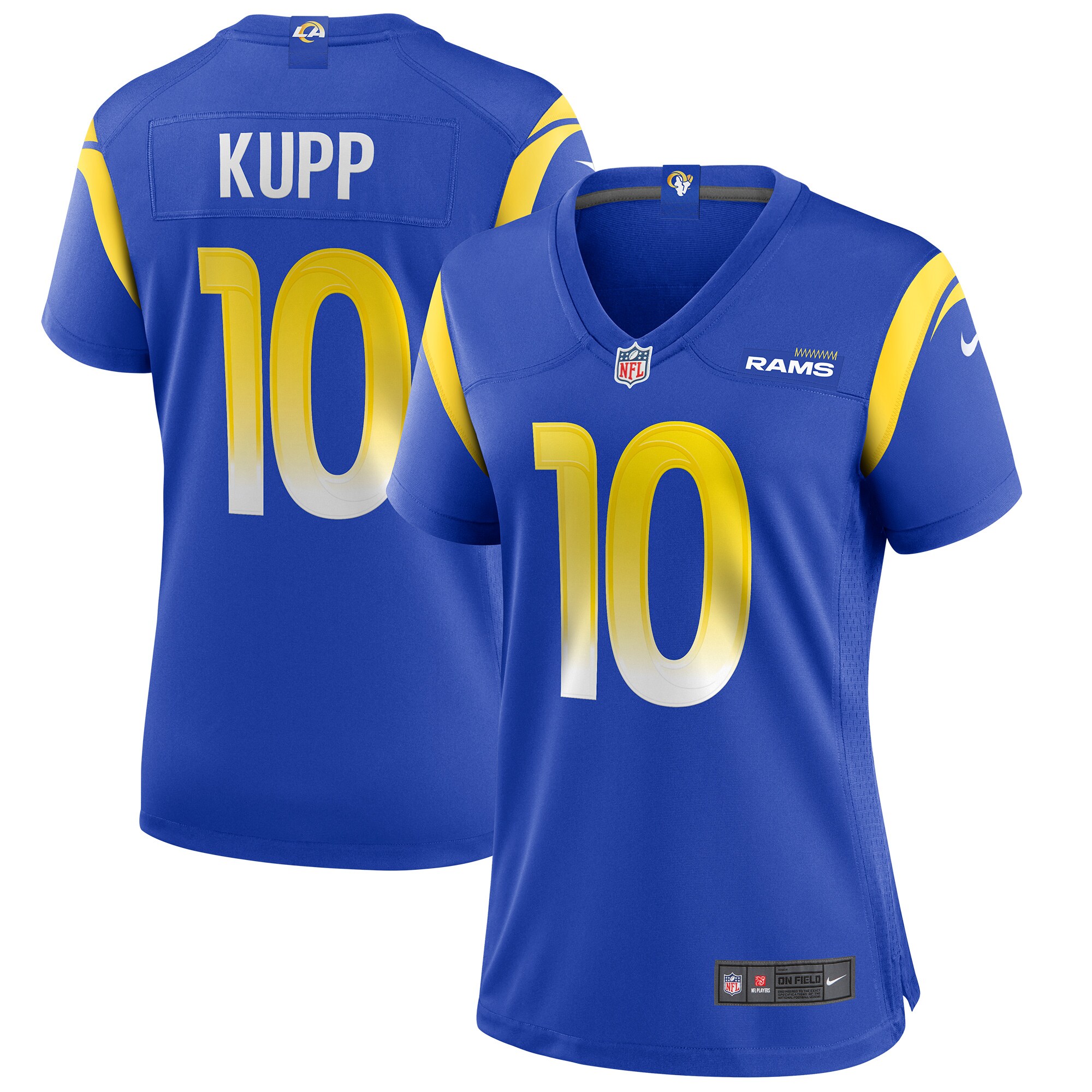 Women's Los Angeles Rams Cooper Kupp Royal Team Game Jersey Js1310