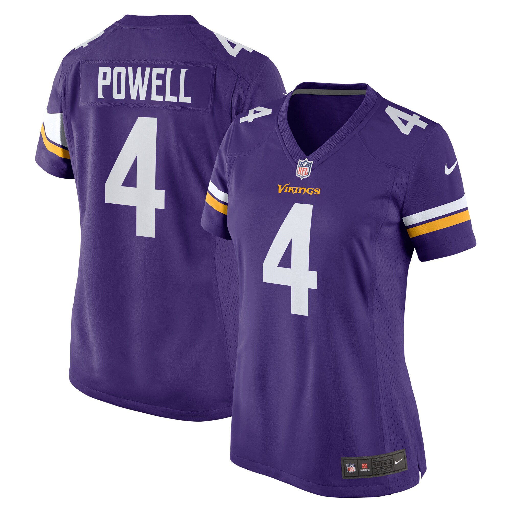 Women's Minnesota Vikings Brandon Powell Purple Game Jersey Js6770
