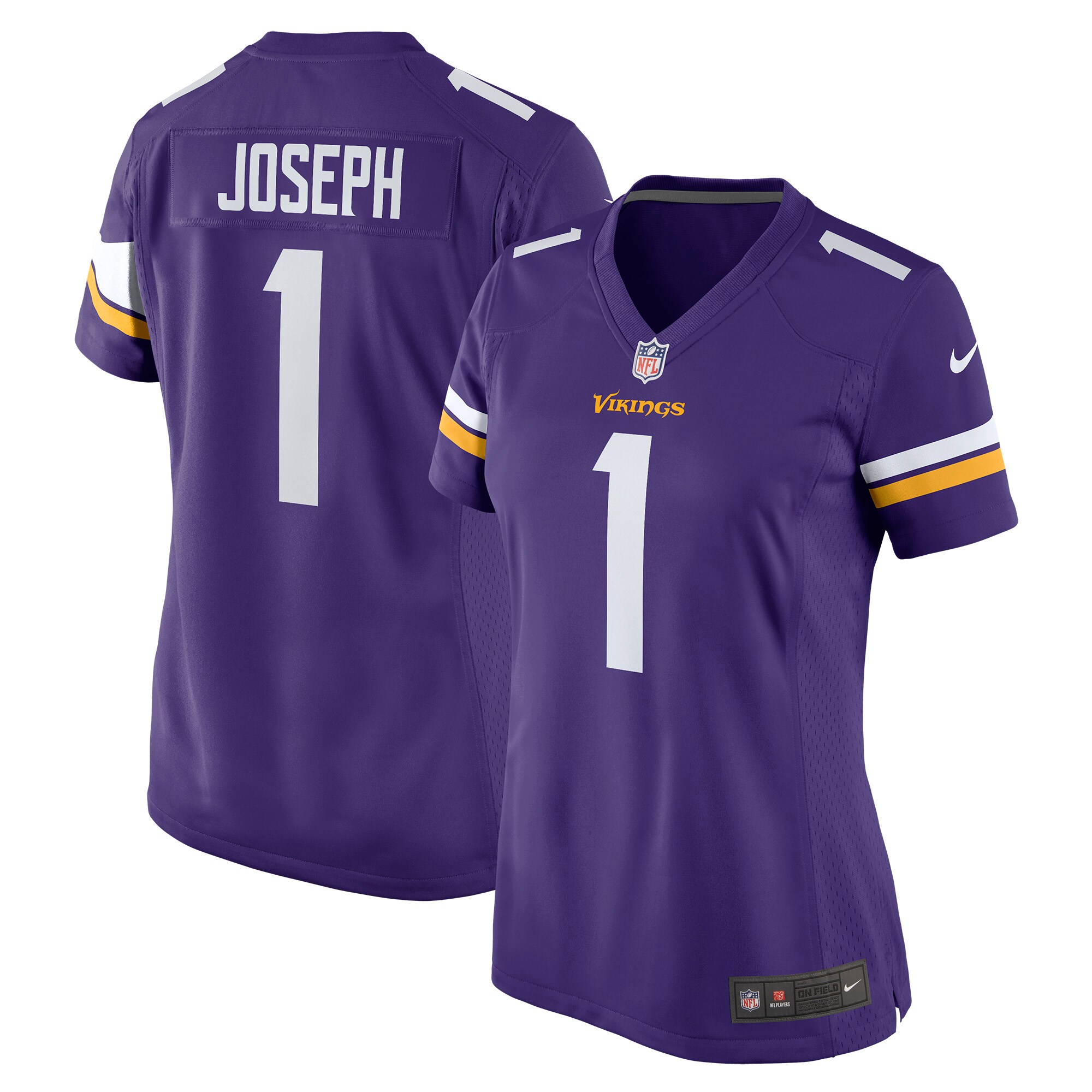 Women's Minnesota Vikings Greg Joseph Purple Game Jersey Js9692