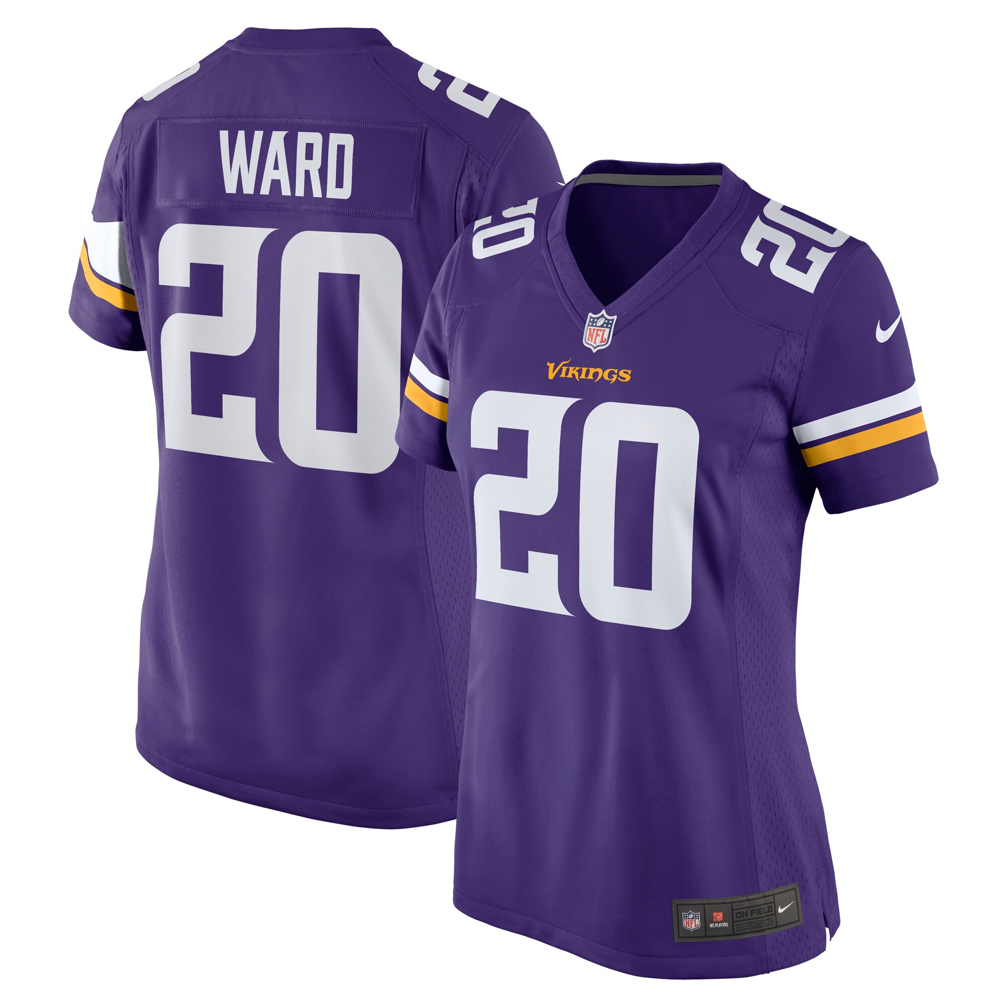 Women's Minnesota Vikings Jay Ward Purple Game Jersey Js6268
