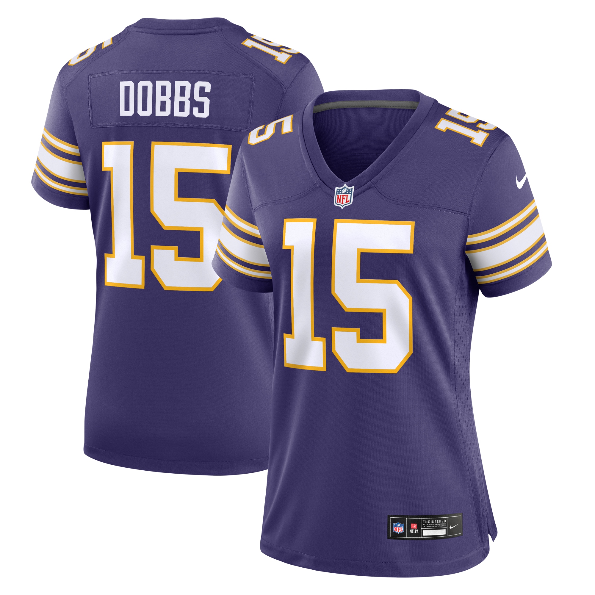 Women's Minnesota Vikings Joshua Dobbs Purple Alternate Game Jersey Js3430