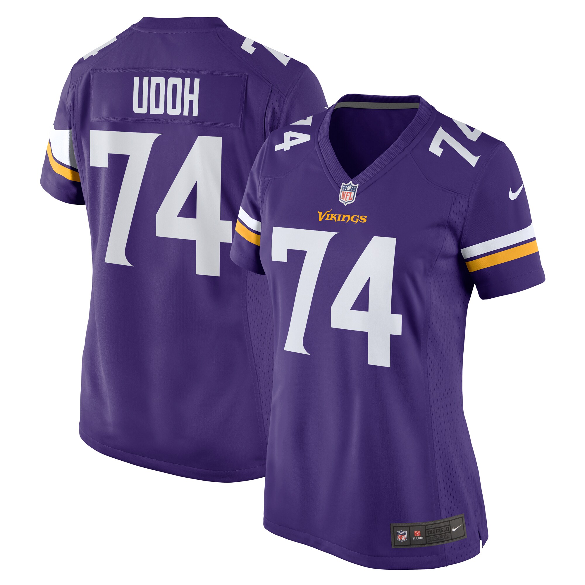 Women's Minnesota Vikings Oli Udoh Purple Game Jersey Js3604