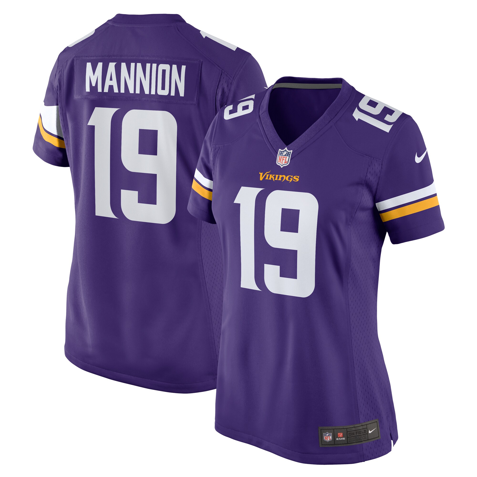 Women's Minnesota Vikings Sean Mannion Purple Game Jersey Js9129