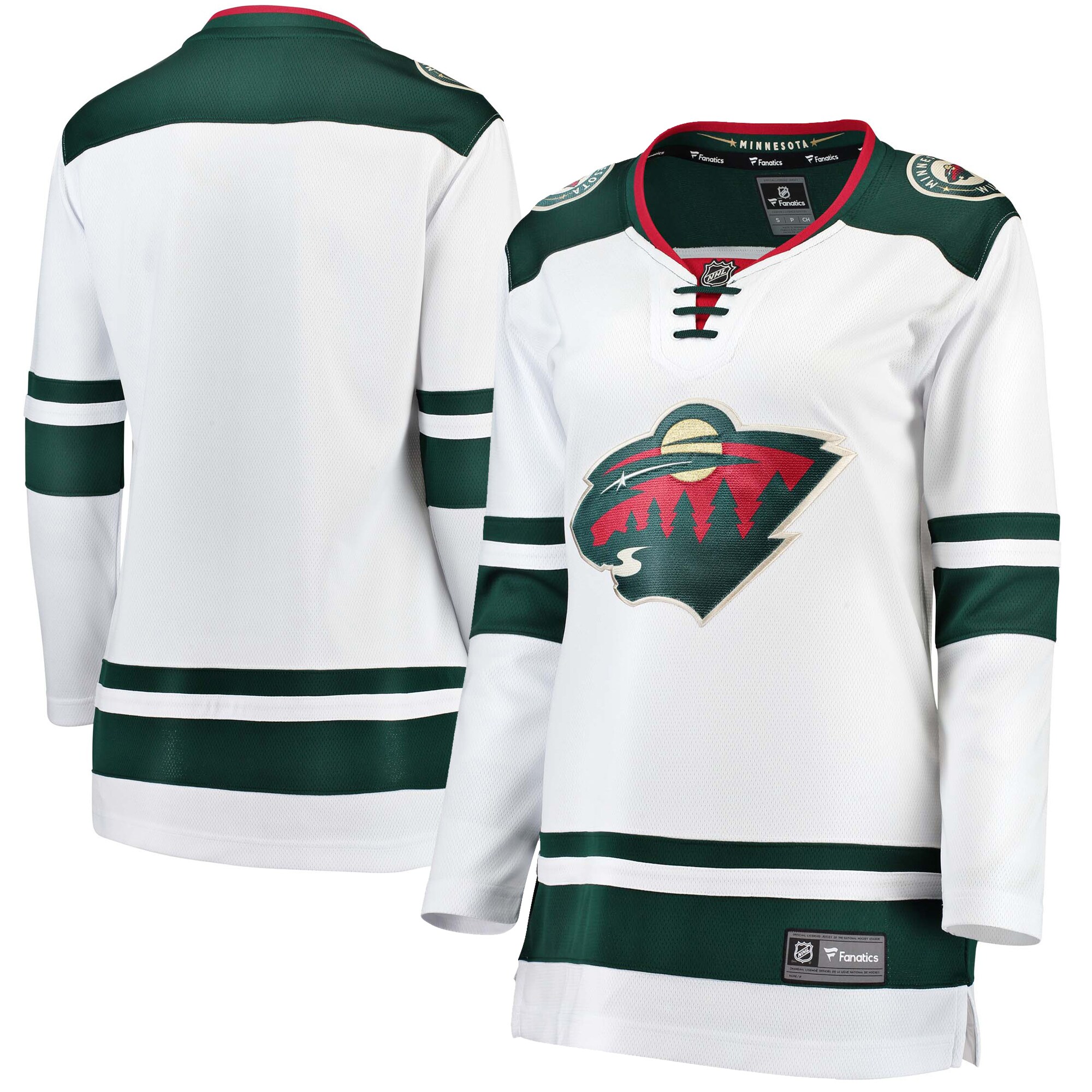 Women's Minnesota Wild White Away Breakaway Jersey
