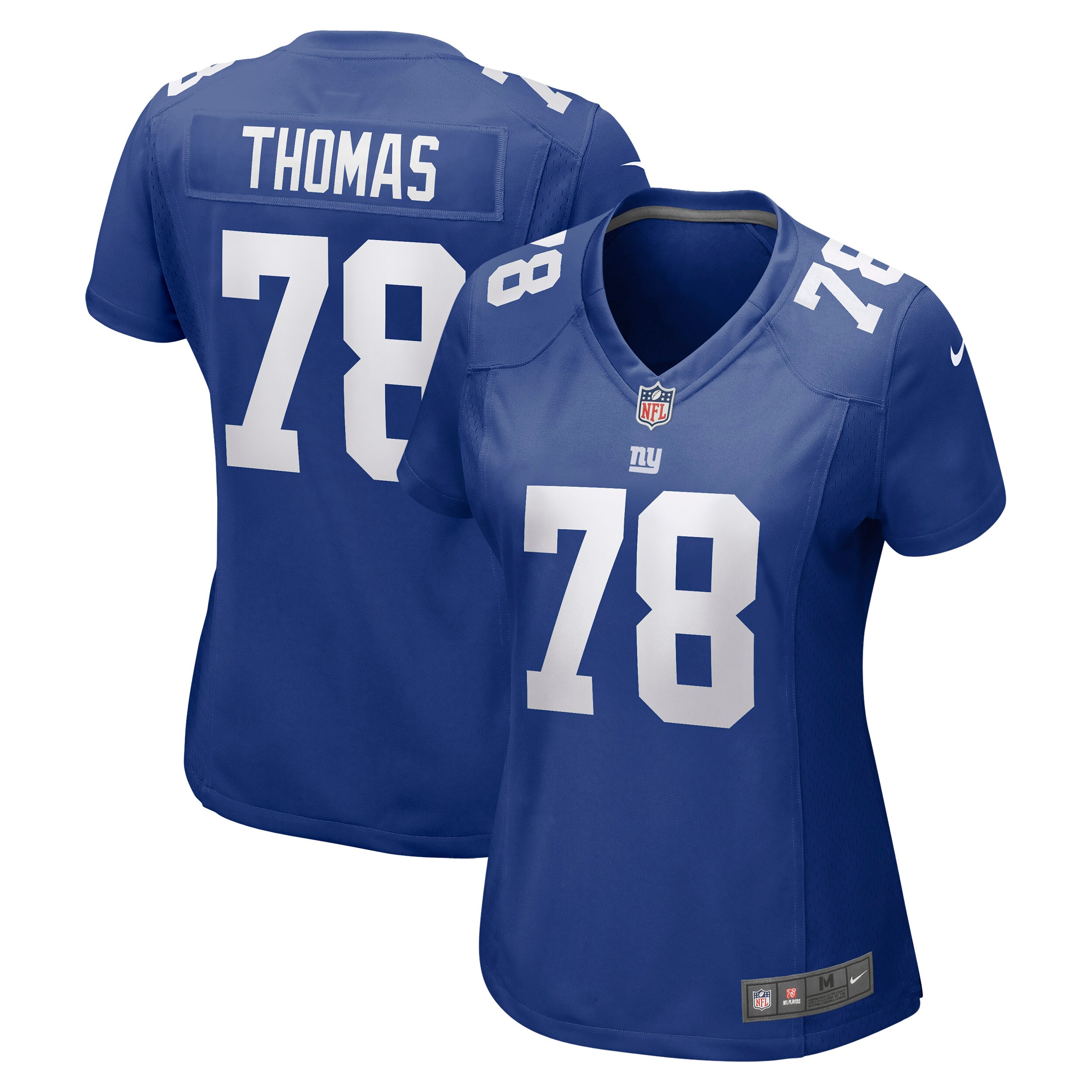Women's New York Giants Andrew Thomas Royal Game Jersey Js1888