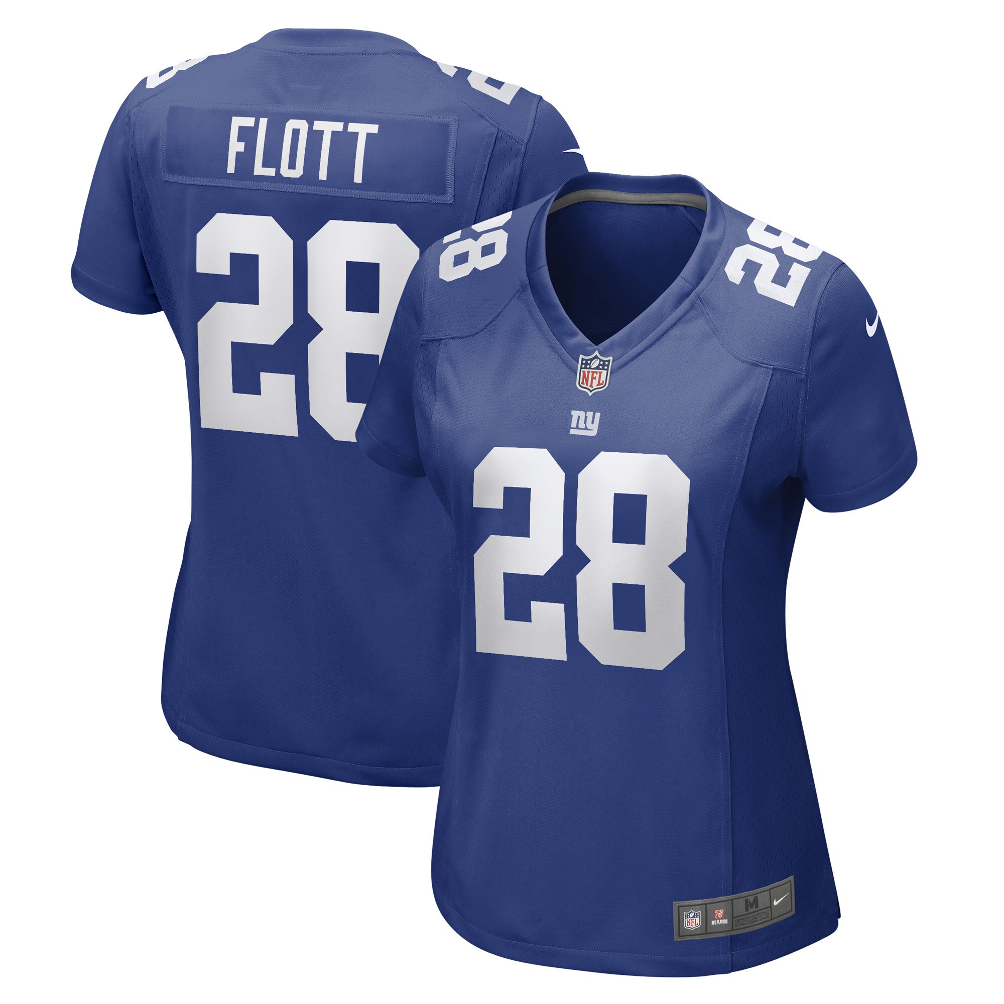 Women's New York Giants Cor'dale Flott Royal Game Player Jersey Js9399