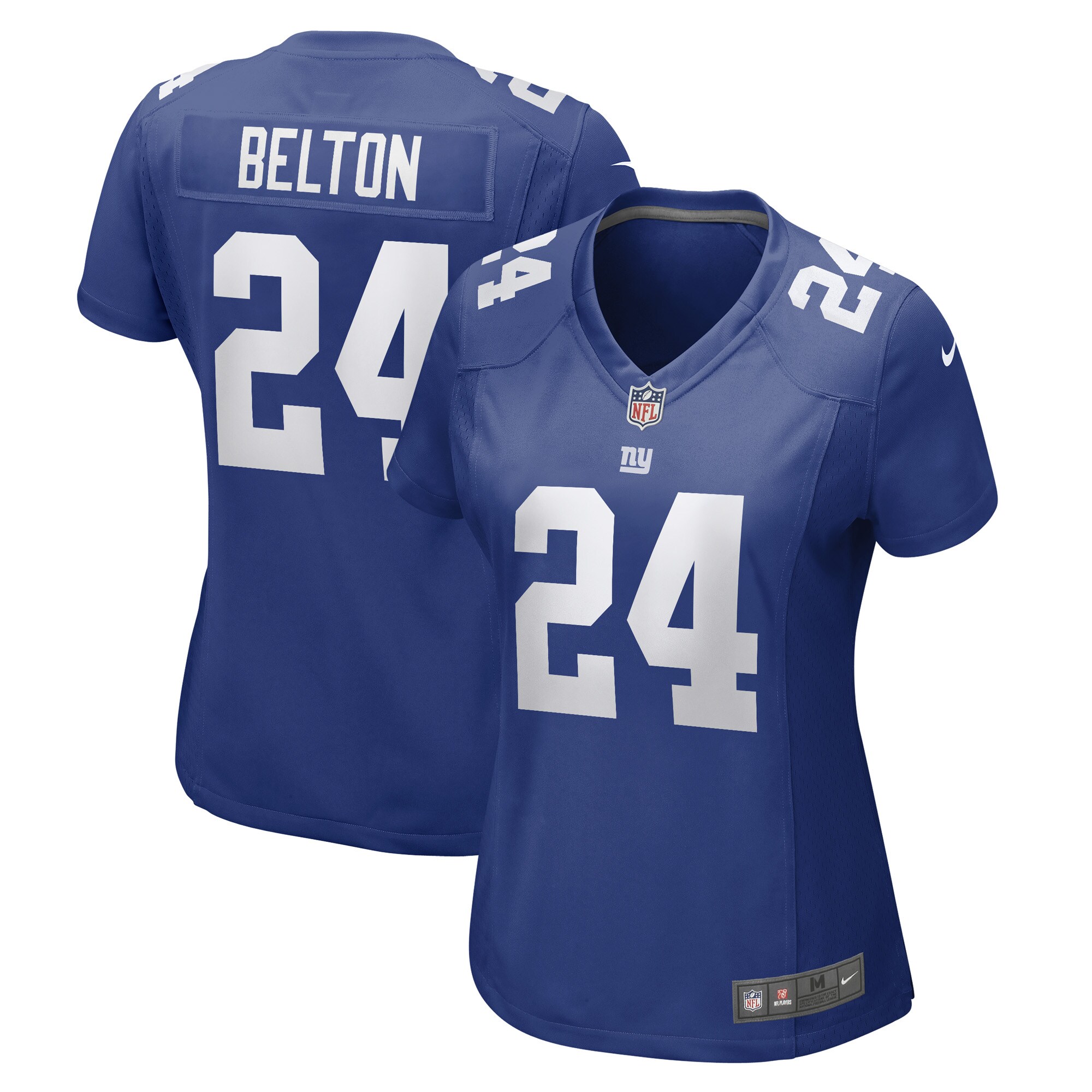 Women's New York Giants Dane Belton Royal Game Player Jersey Js1921