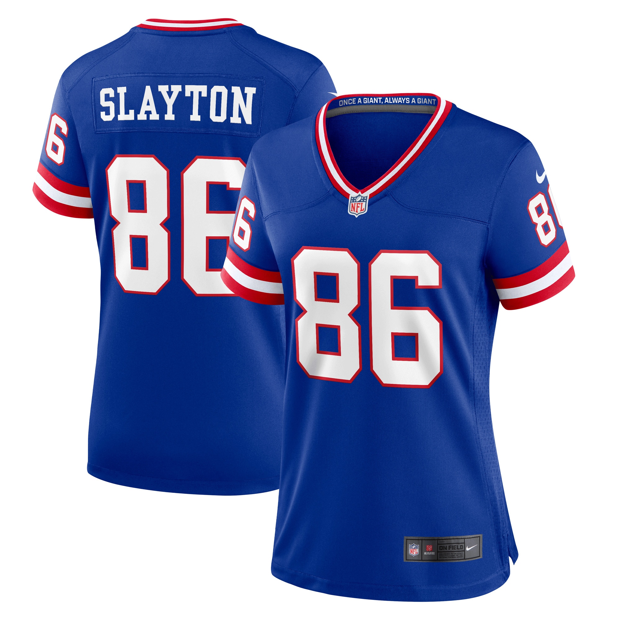 Women's New York Giants Darius Slayton Royal Classic Player Game Jersey Js9998