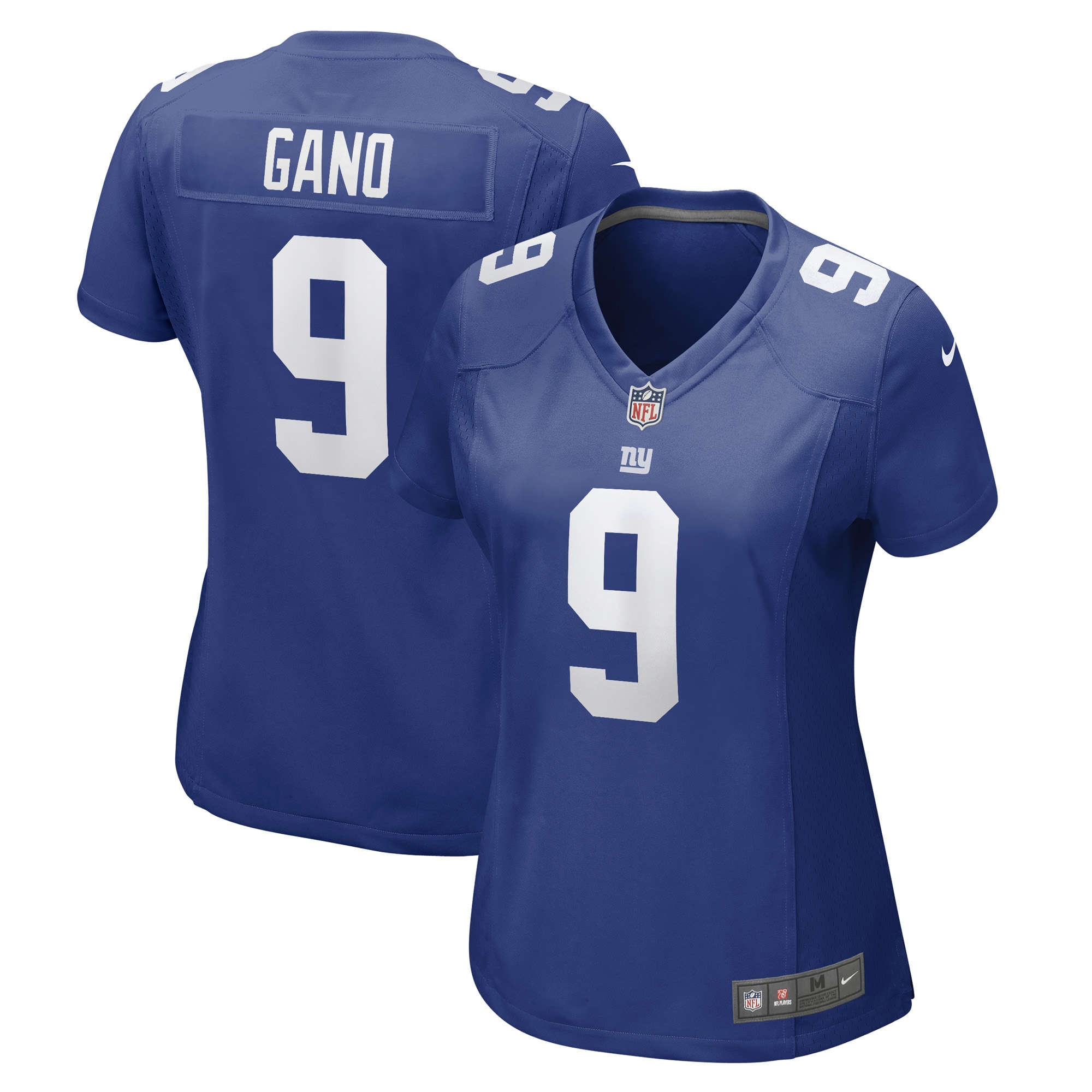 Women's New York Giants Graham Gano Royal Team Game Player Jersey Js8413