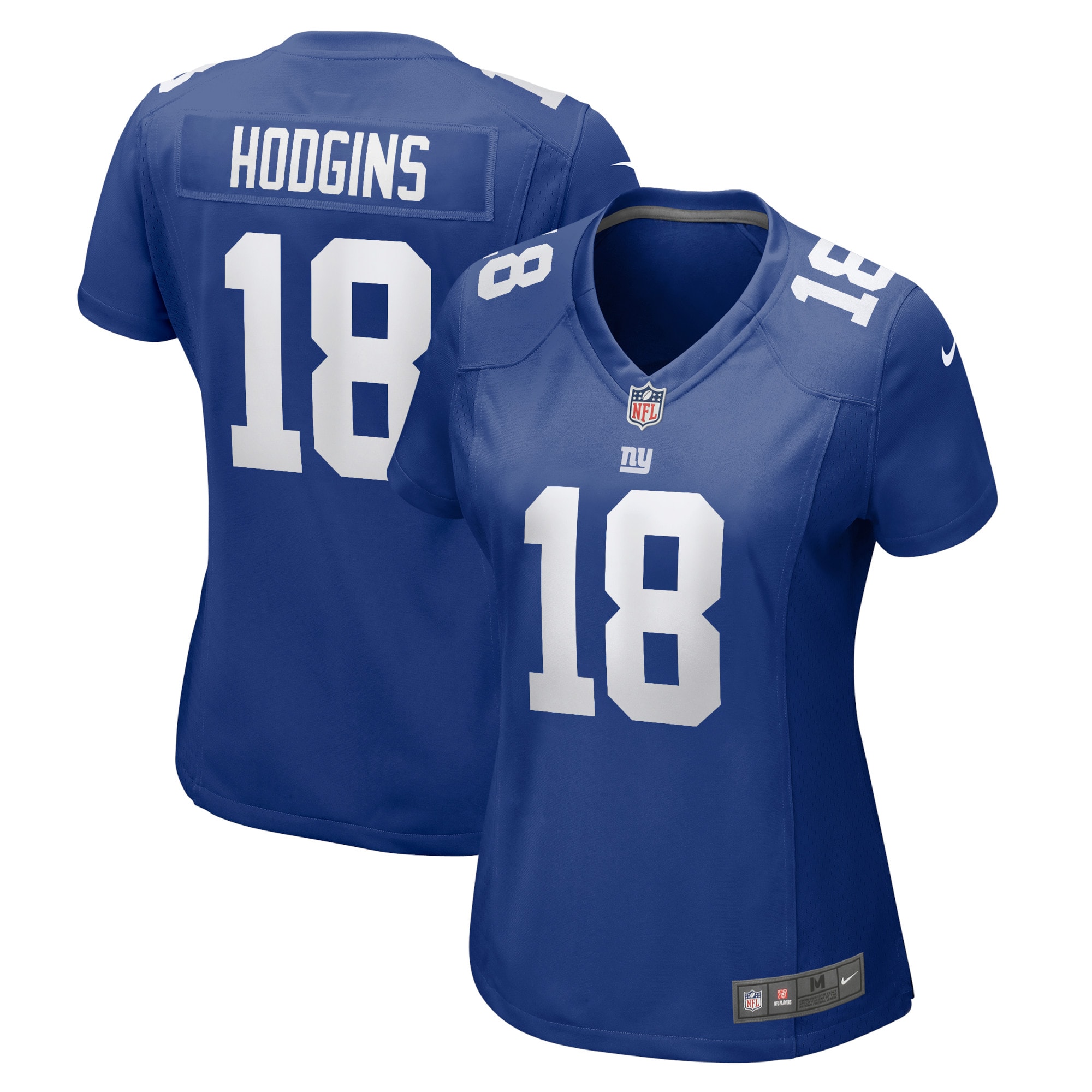 Women's New York Giants Isaiah Hodgins Royal Home Game Player Jersey Js2900