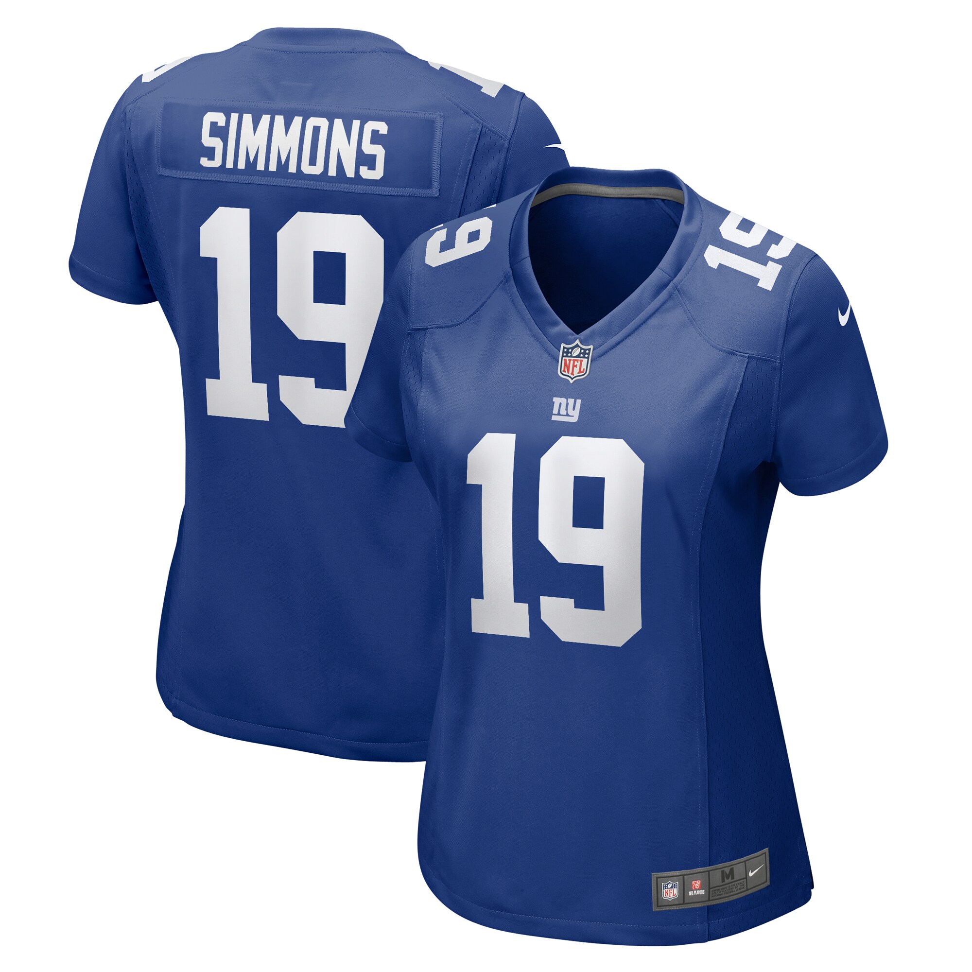 Women's New York Giants Isaiah Simmons Royal Team Game Jersey Js8272