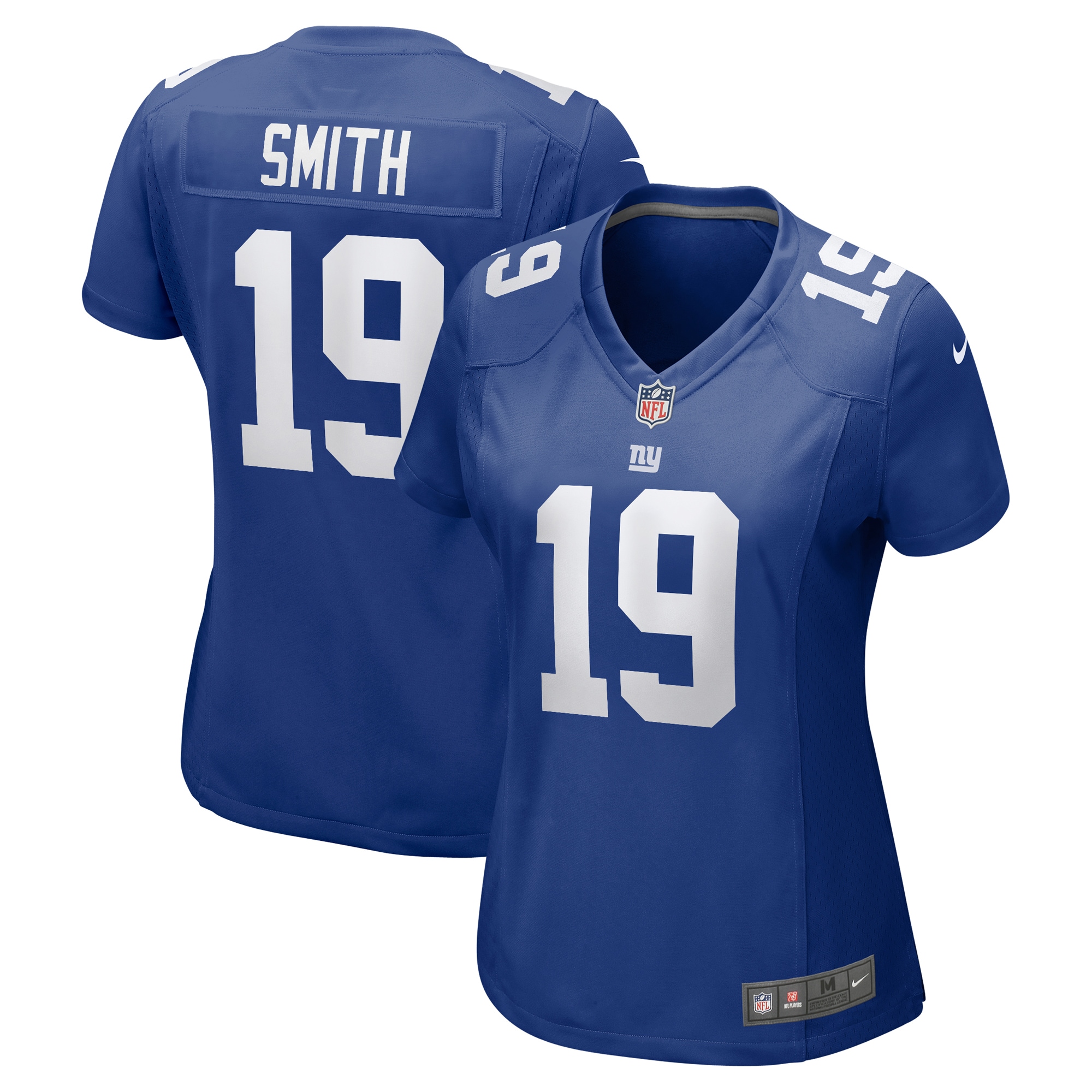 Women's New York Giants Jeff Smith Royal Women's All Player Jersey Js5865