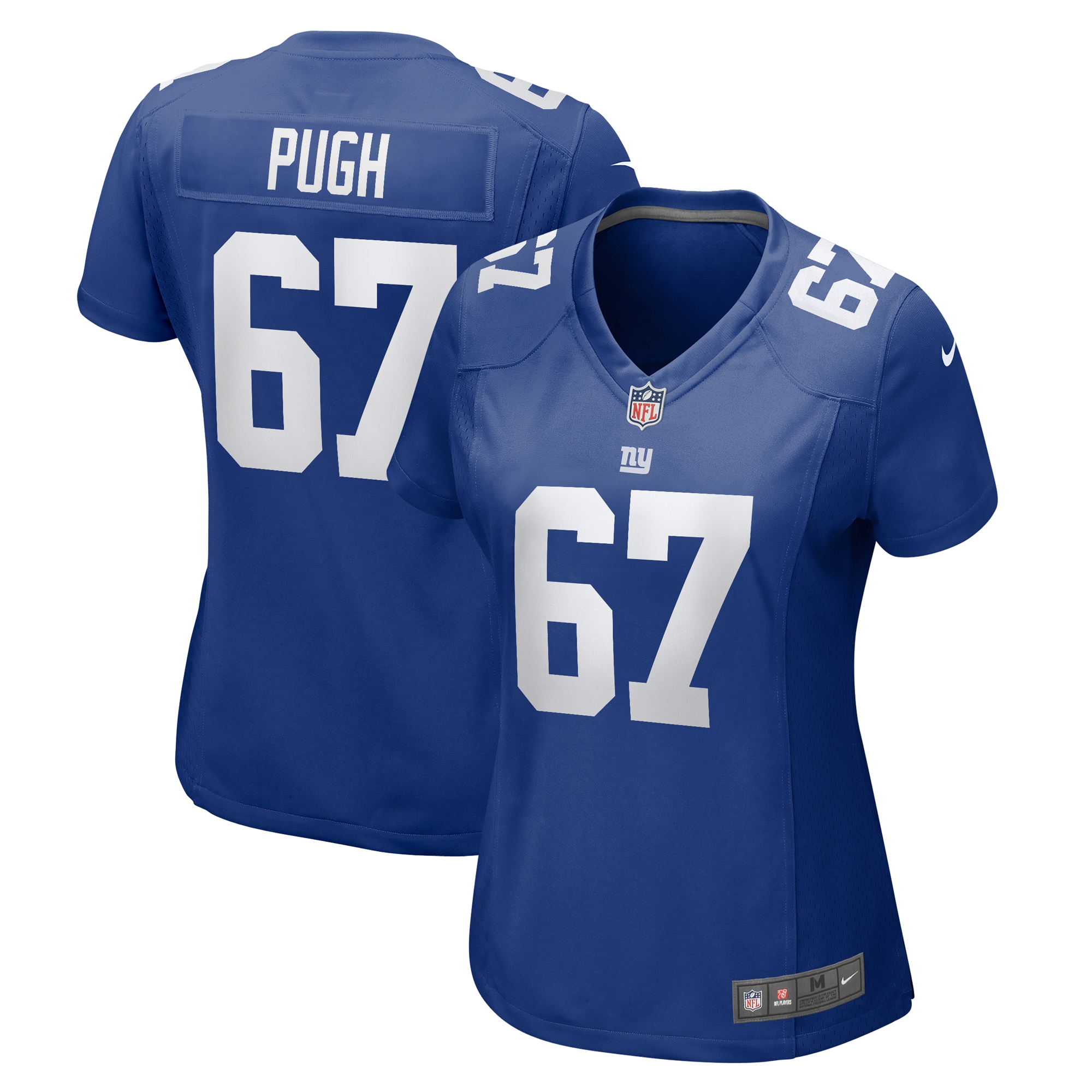 Women's New York Giants Justin Pugh Royal Game Jersey Js8701