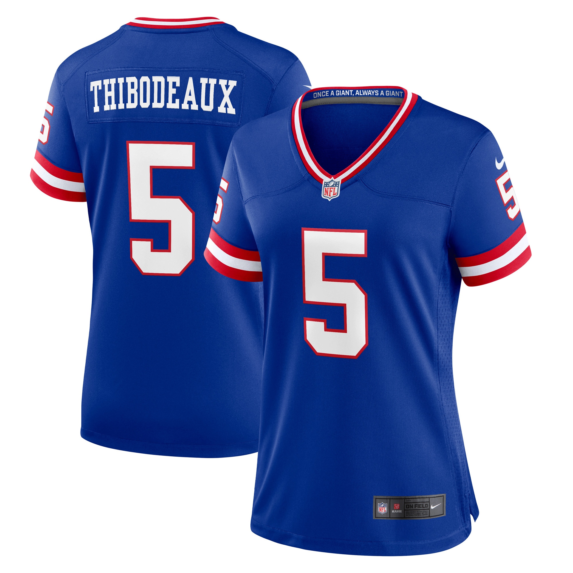 Women's New York Giants Kayvon Thibodeaux Royal Player Jersey Js5771