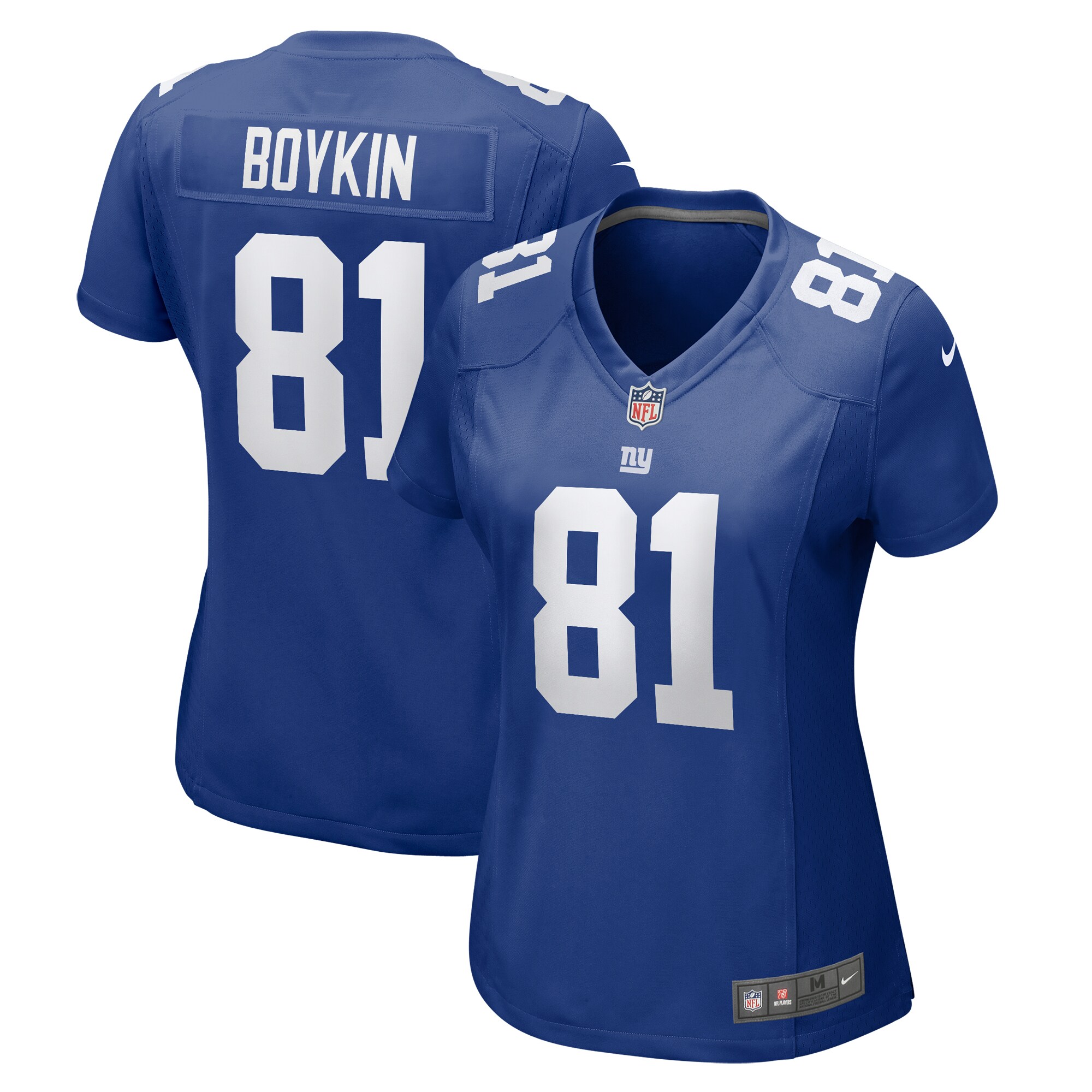 Women's New York Giants Miles Boykin Royal Game Jersey Js2391