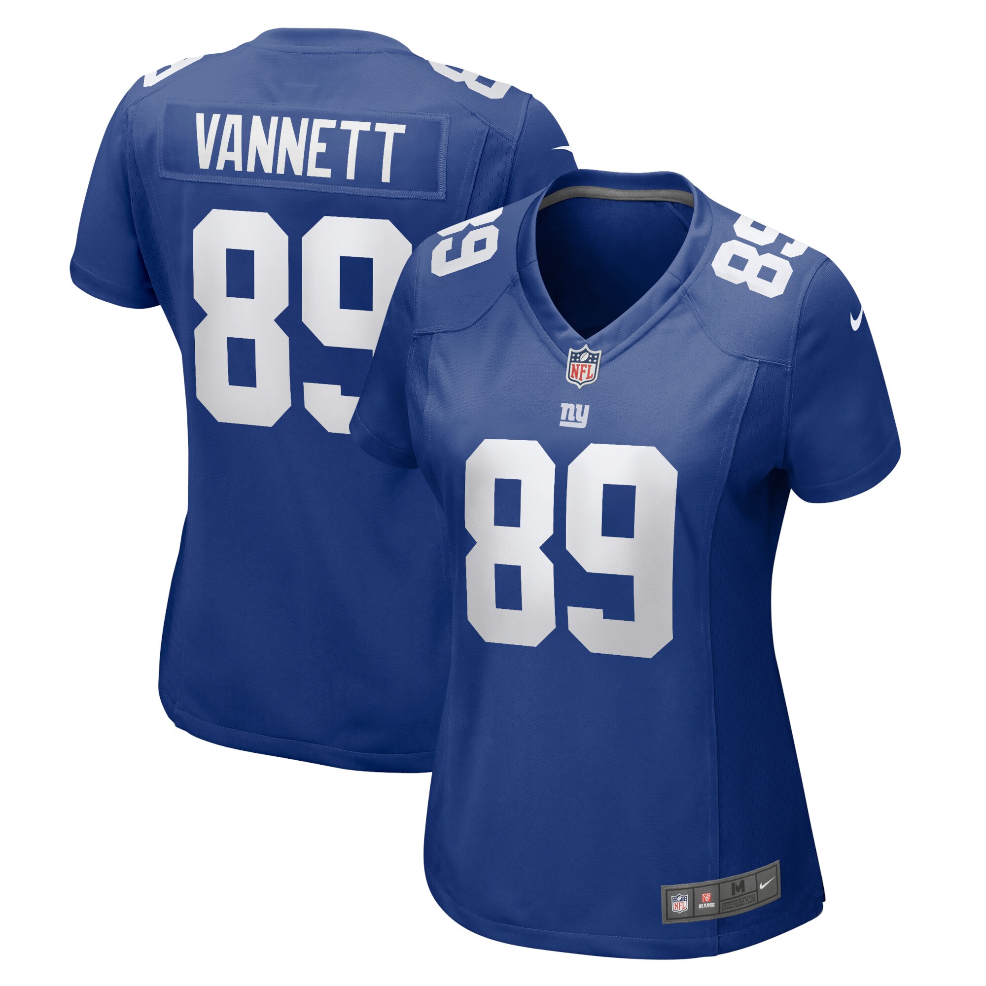 Women's New York Giants Nick Vannett Royal Home Game Player Jersey Js2535