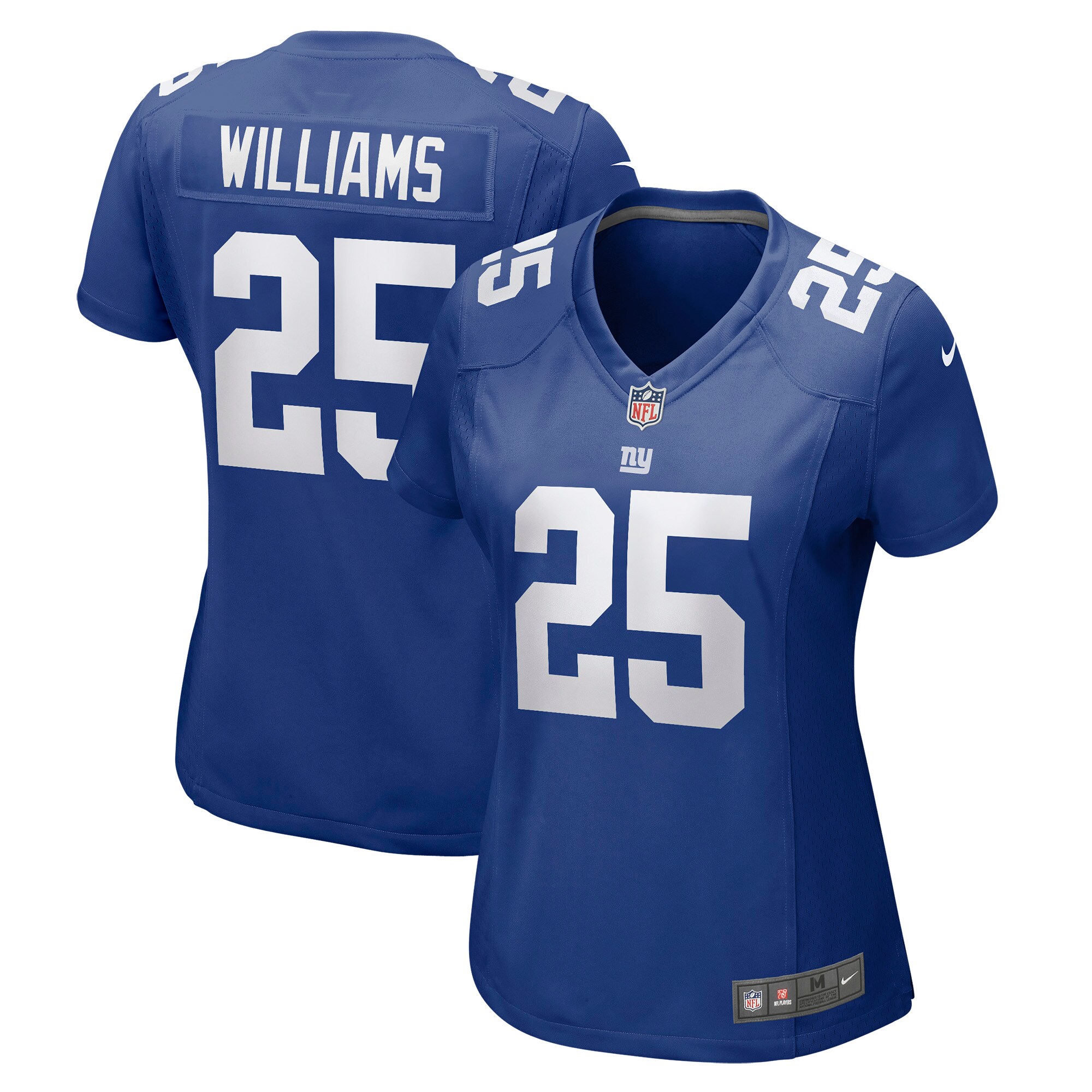 Women's New York Giants Rodarius Williams Royal Game Player Jersey Js3335