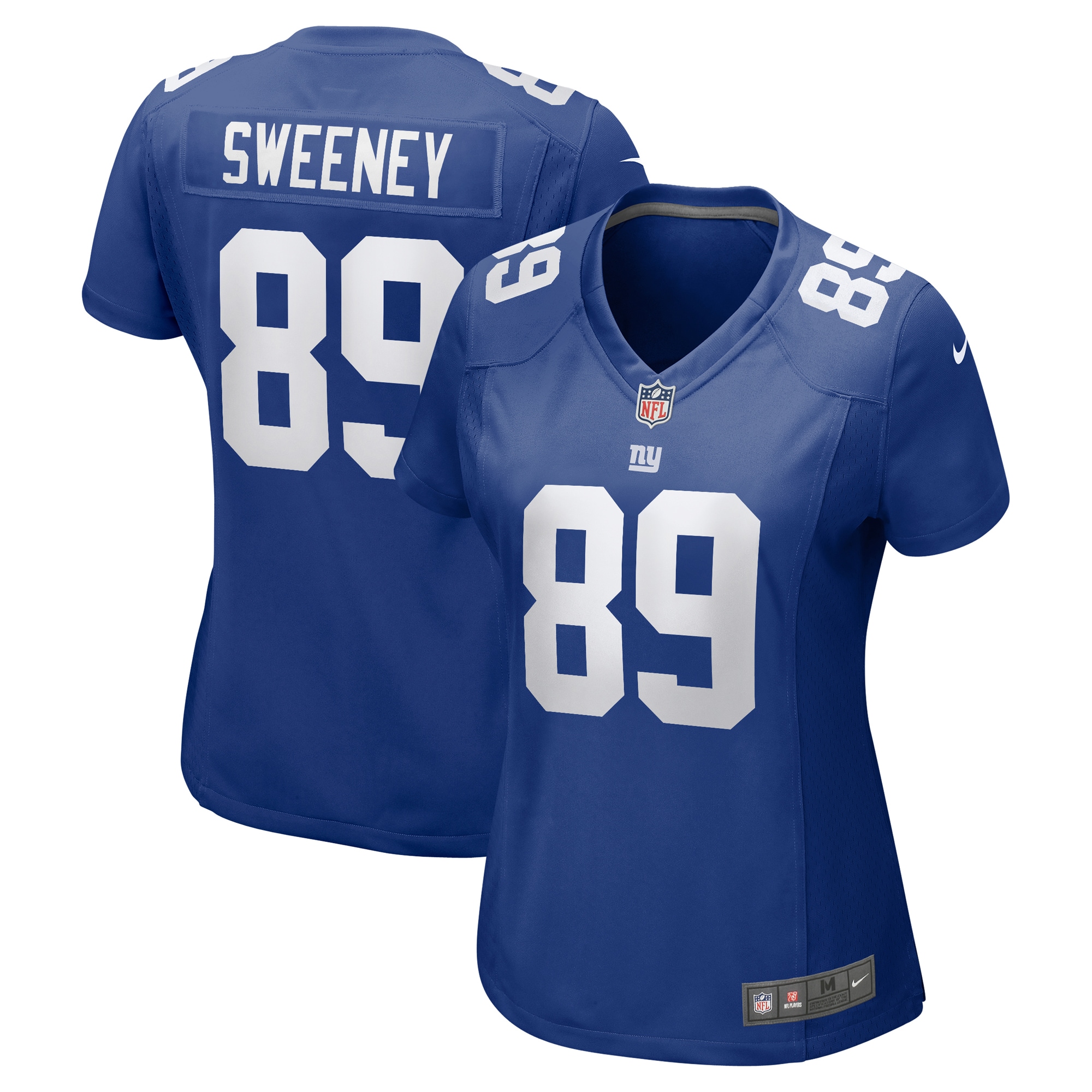 Women's New York Giants Tommy Sweeney Royal Game Jersey Js1608