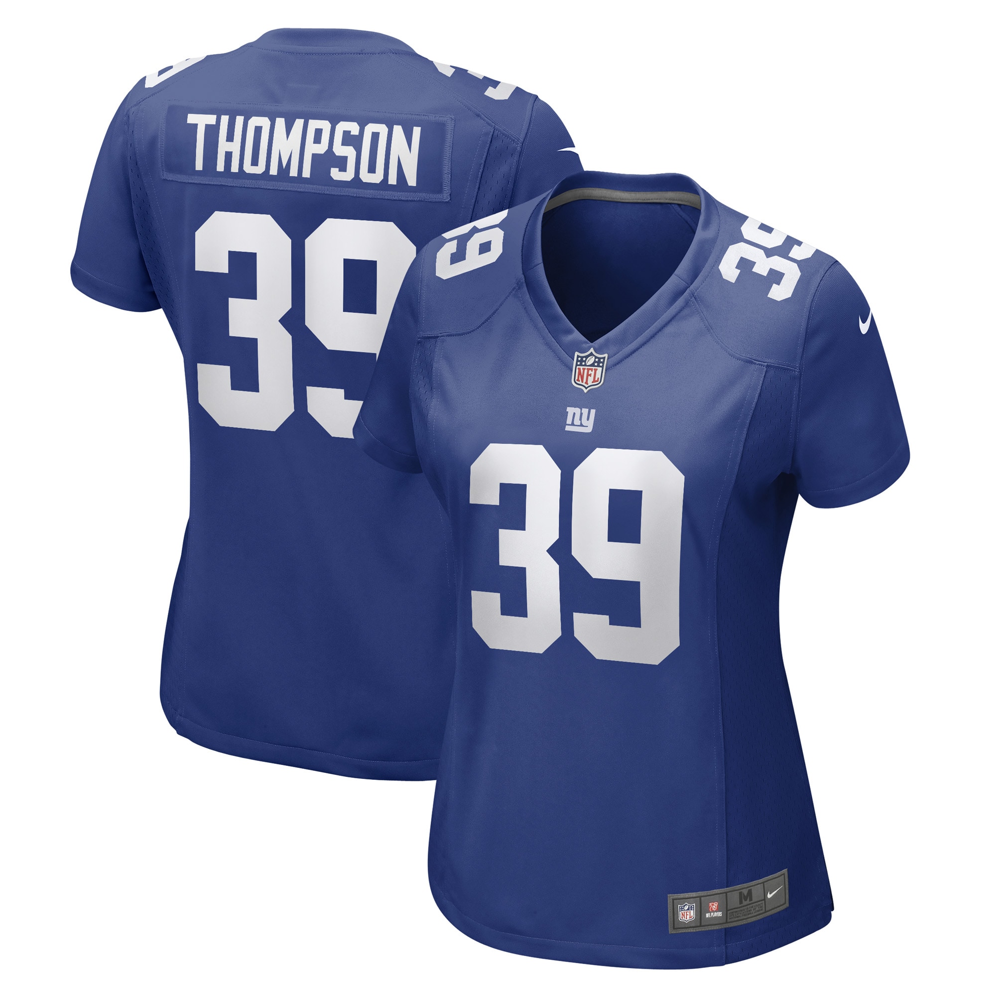 Women's New York Giants Trenton Thompson Royal Game Player Jersey Js7774
