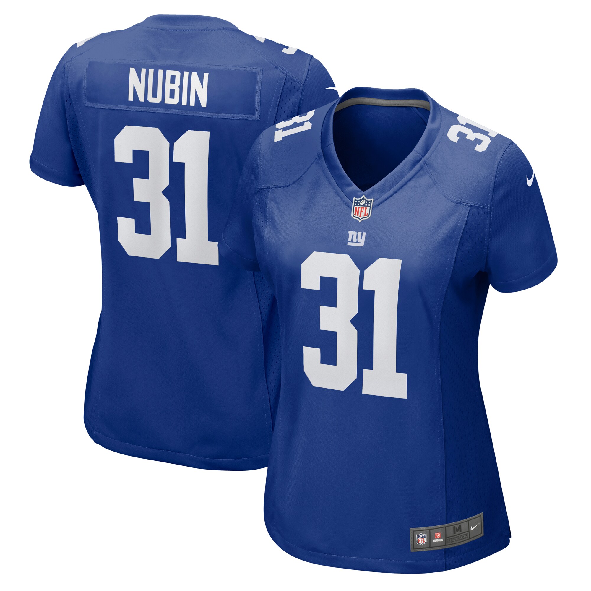 Women's New York Giants Tyler Nubin Royal Game Jersey Js8709