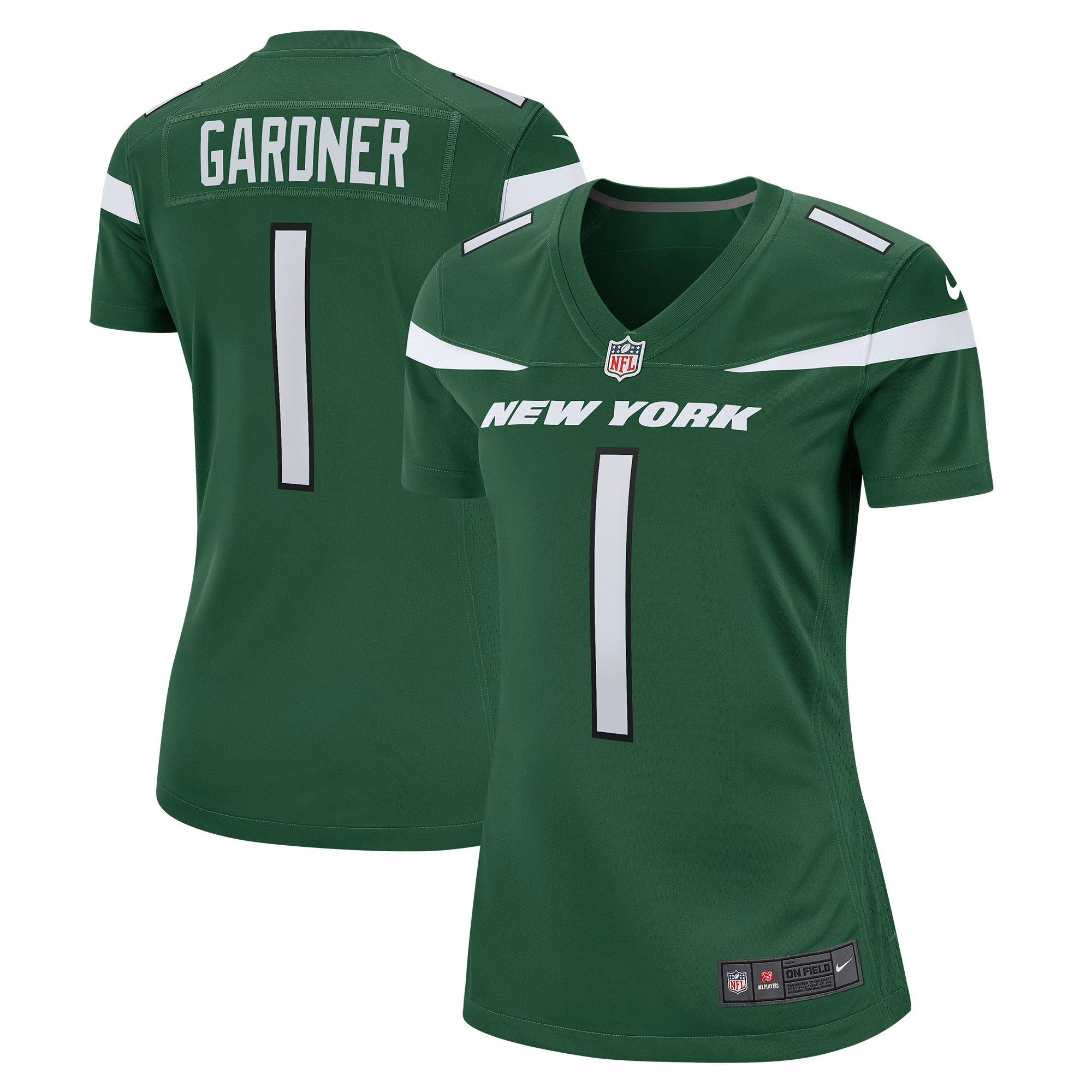 Women's New York Jets Ahmad Sauce Gardner Green Player Jersey Js7685