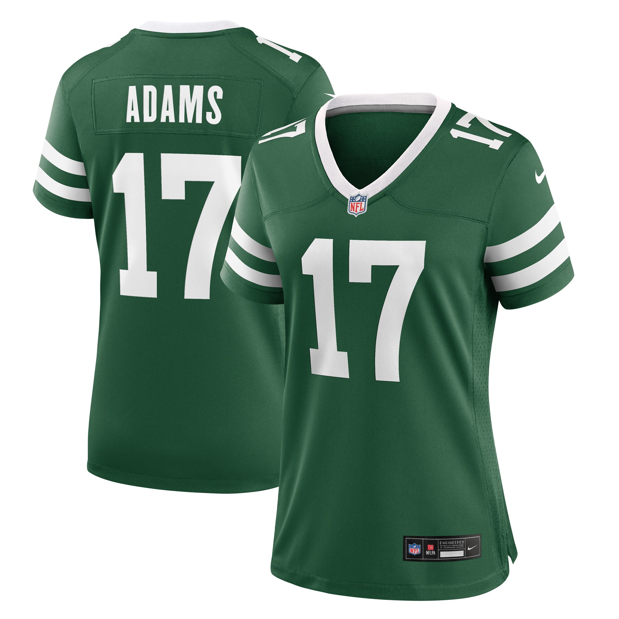Women's New York Jets Davante Adams Legacy Green Game Jersey Js6186