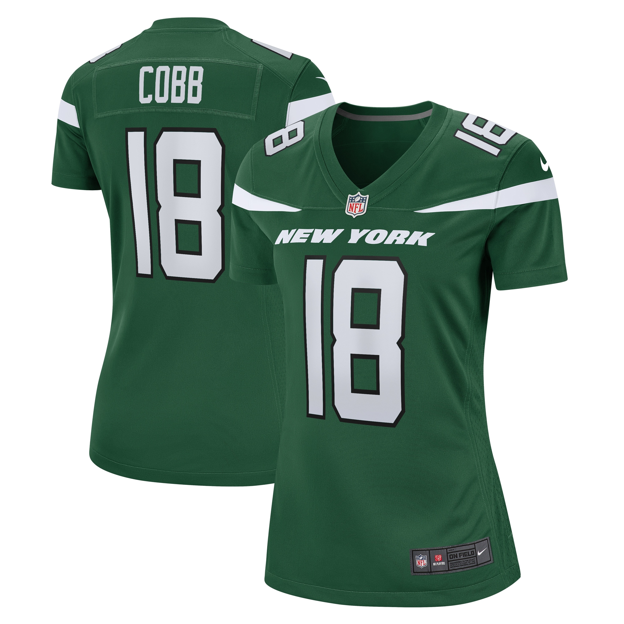 Women's New York Jets Randall Cobb Gotham Green Game Jersey Js9257