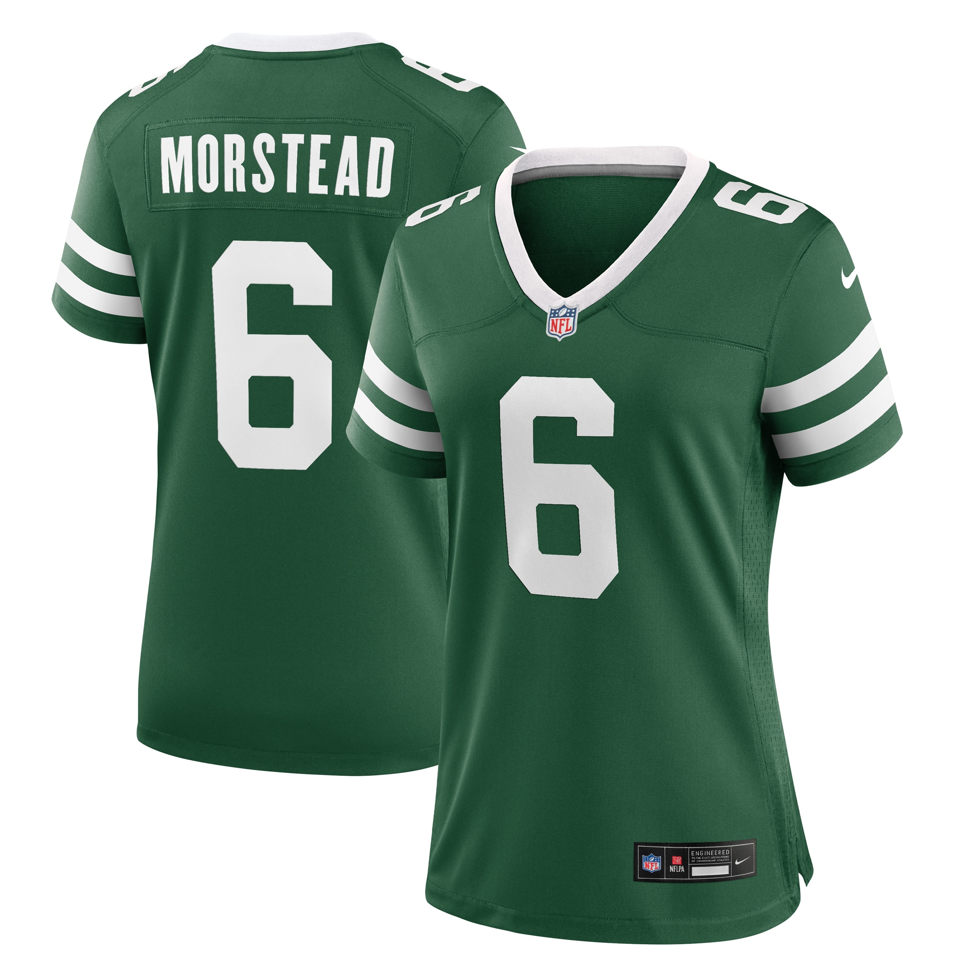 Women's New York Jets Thomas Morstead Legacy Green Team Game Jersey Js1663