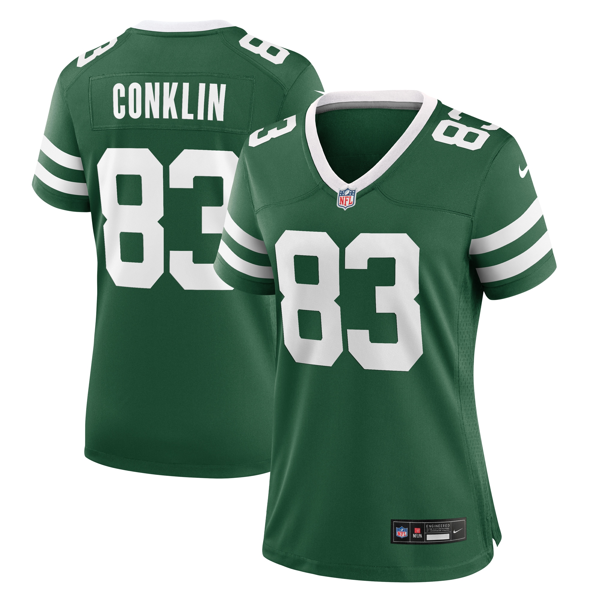 Women's New York Jets Tyler Conklin Legacy Green Team Game Jersey Js7879