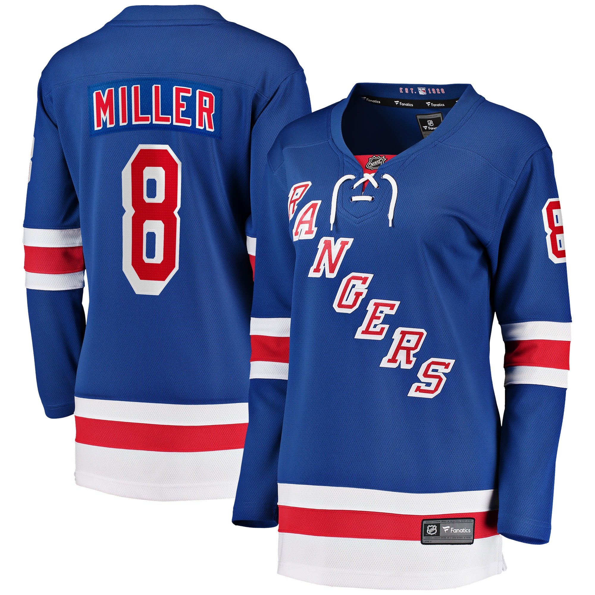Women's New York Rangers J.t. Miller Blue Home Breakaway Player Jersey