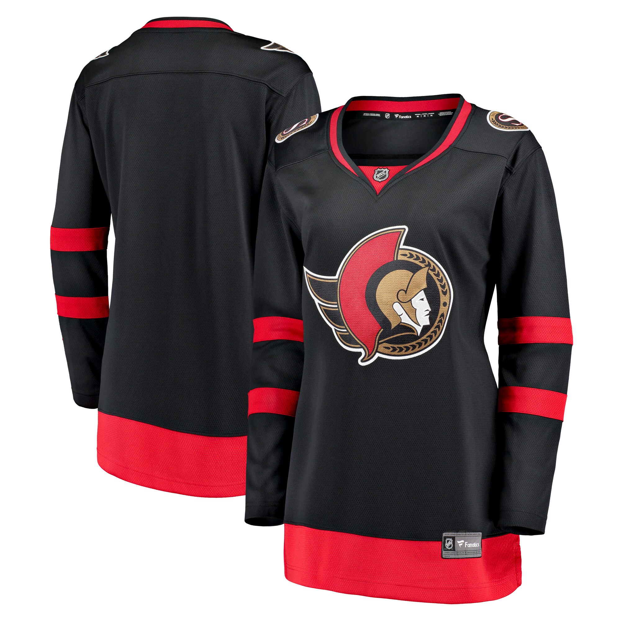 Women's Ottawa Senators Black Home Breakaway Jersey