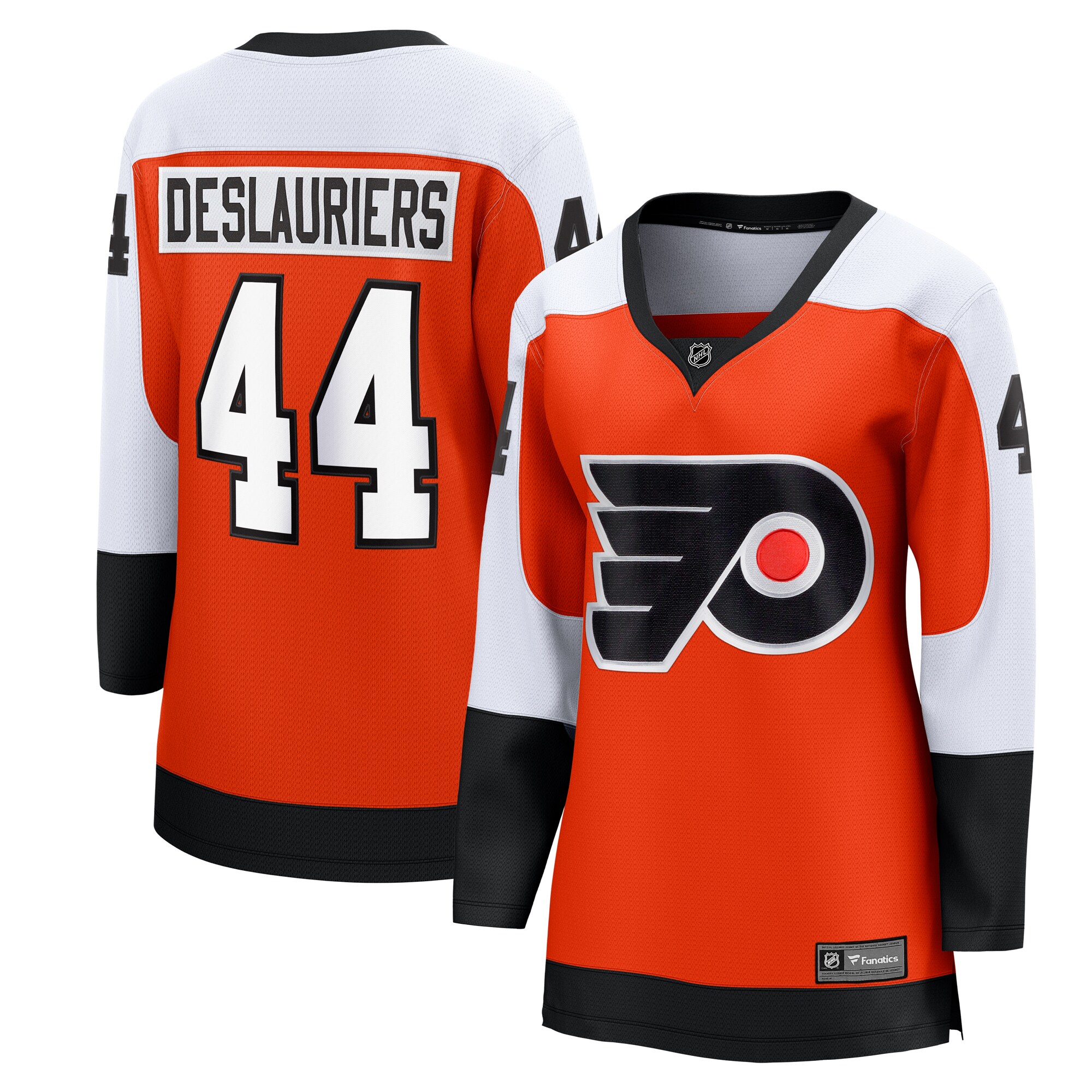 Women's Philadelphia Flyers Nicolas Deslauriers Orange Home Breakaway Player Jersey