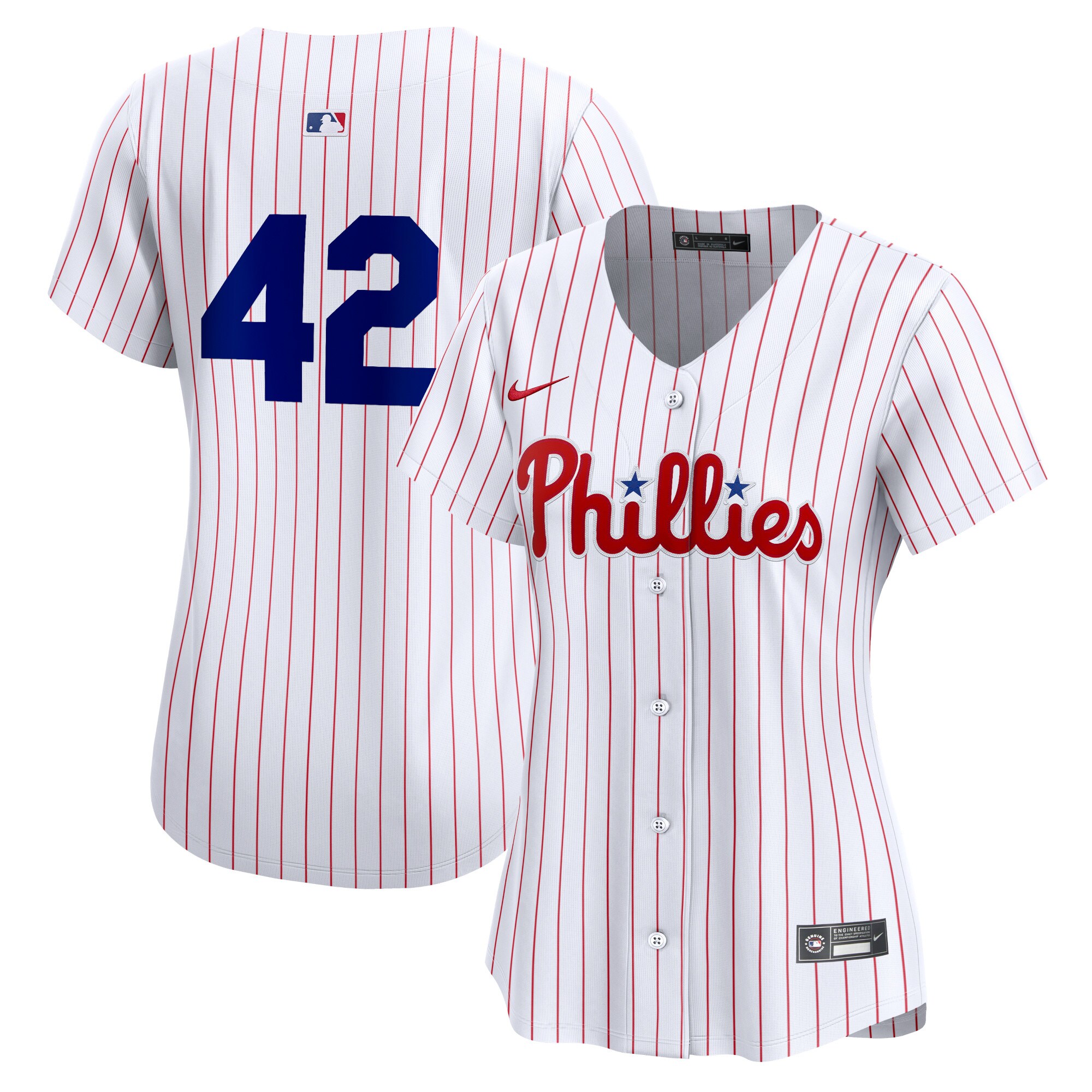 Women's Philadelphia Phillies White 2024 Jackie Robinson Day Home Limited Jersey