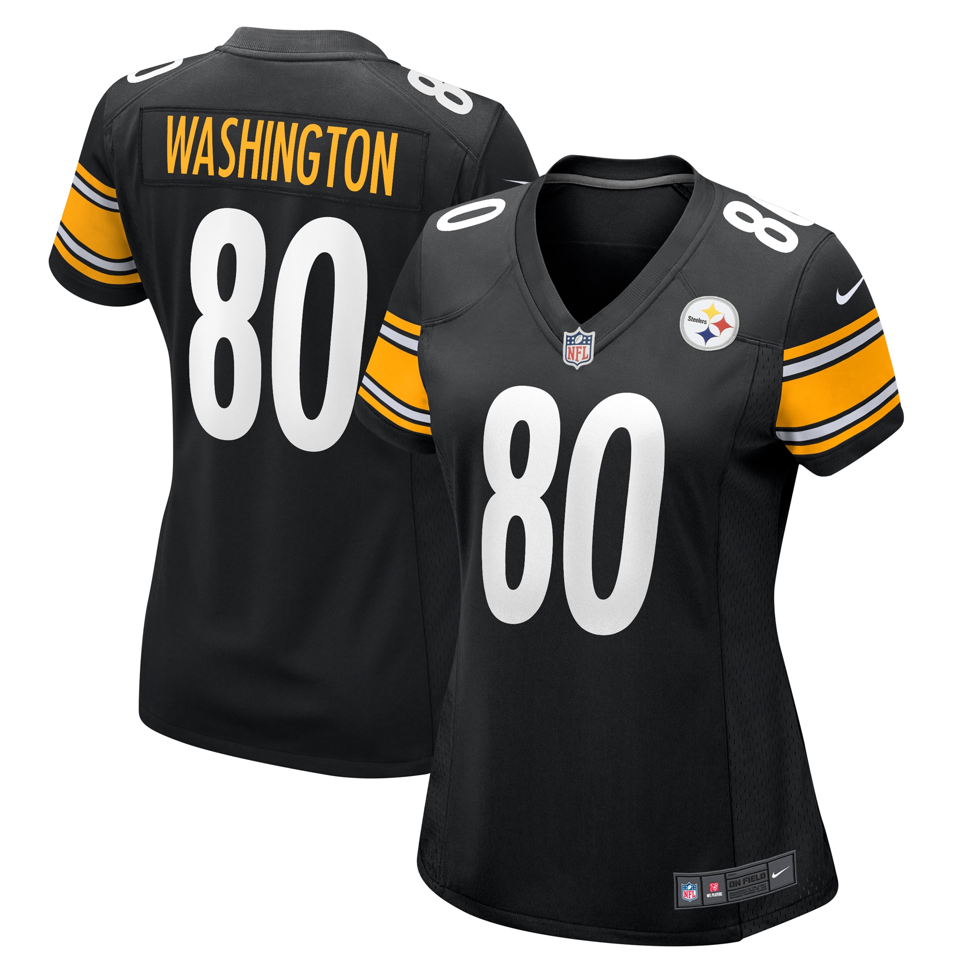 Women's Pittsburgh Steelers Darnell Washington Black Game Jersey Js4163