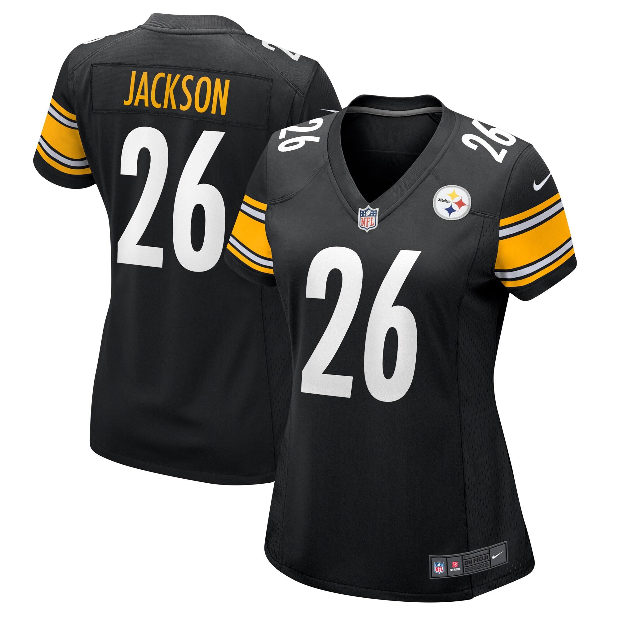 Women's Pittsburgh Steelers Donte Jackson Black Game Jersey Js3835