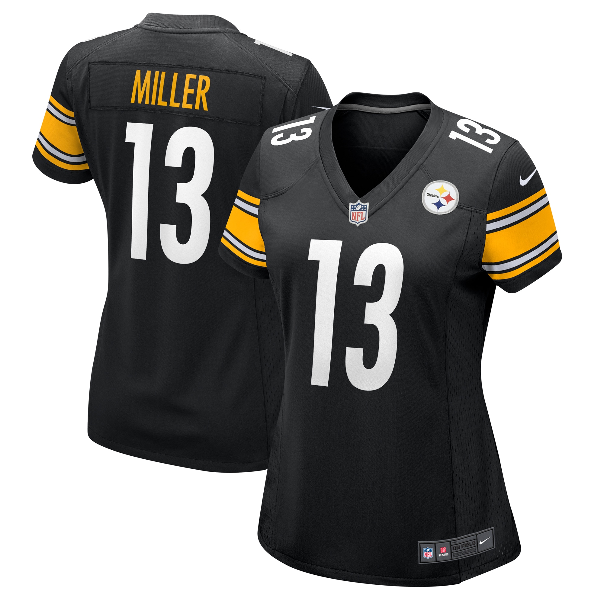 Women's Pittsburgh Steelers Scotty Miller Black Game Jersey Js3006