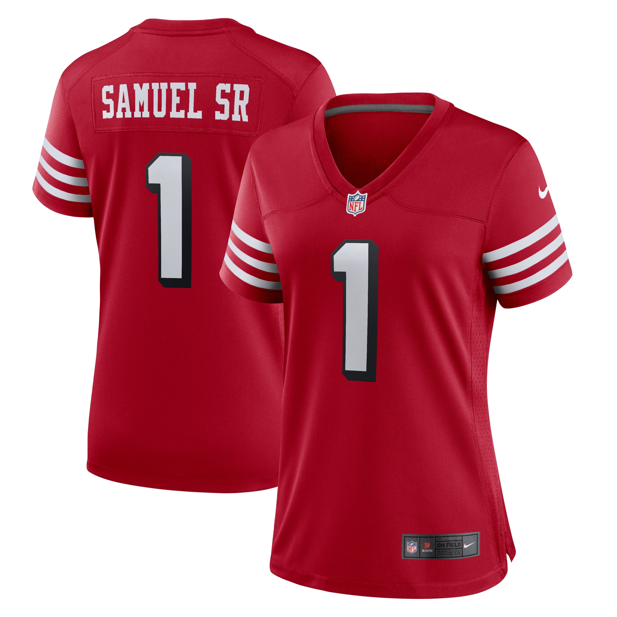 Women's San Francisco 49ers Deebo Samuel Sr Scarlet Alternate Game Jersey Js4535