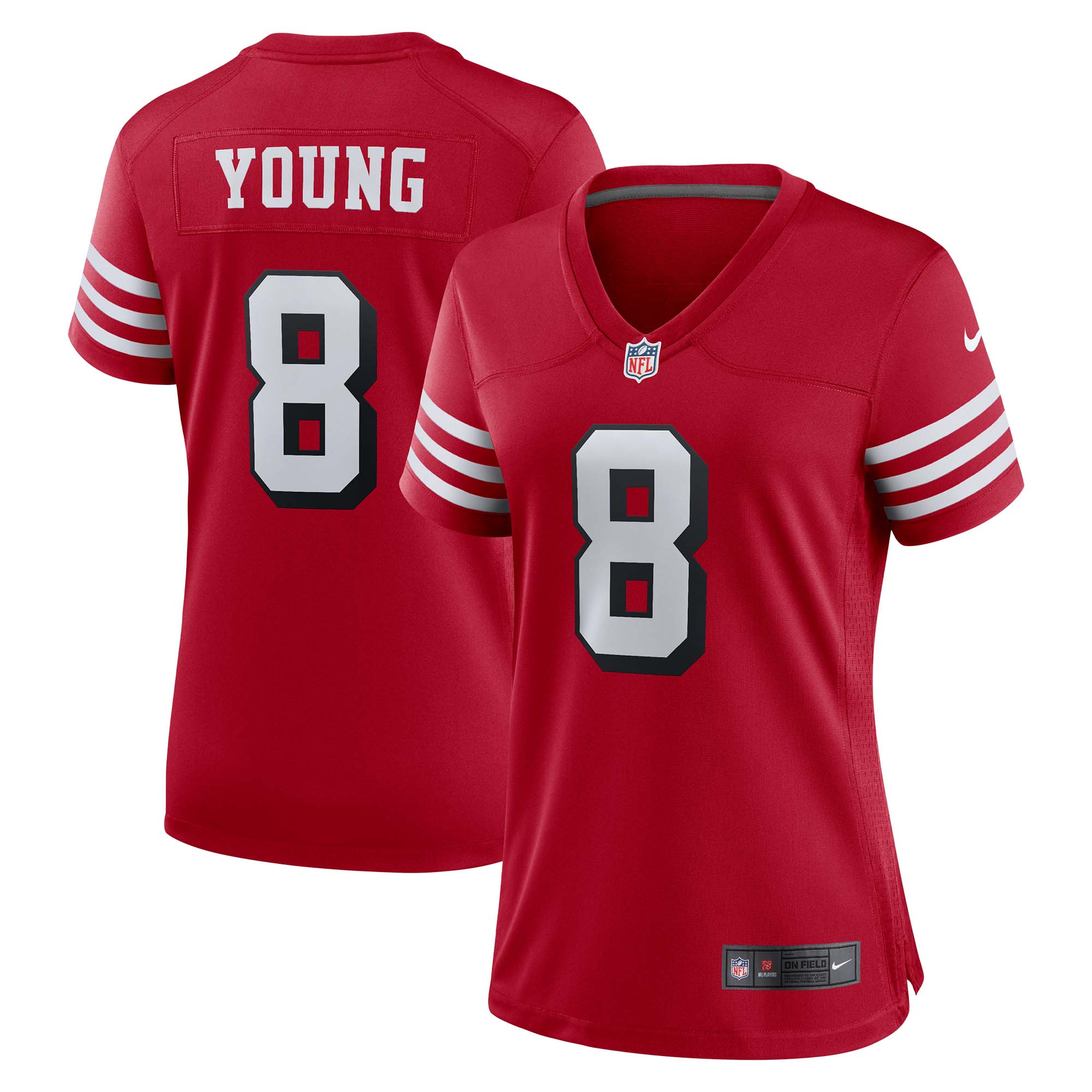 Women's San Francisco 49ers Steve Young Scarlet Alternate Game Jersey Js5770