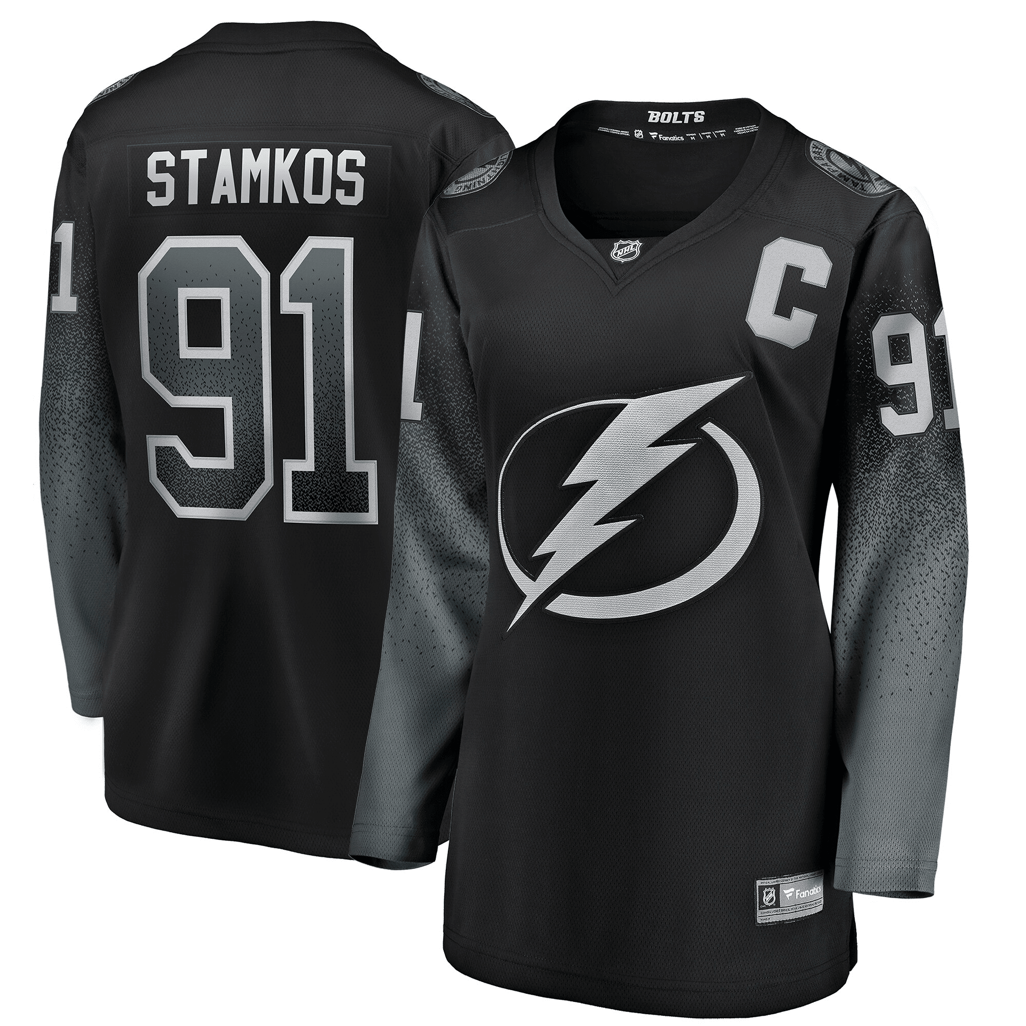 Women's Steven Stamkos Black Tampa Bay Lightning Alternate Breakaway Player Jersey