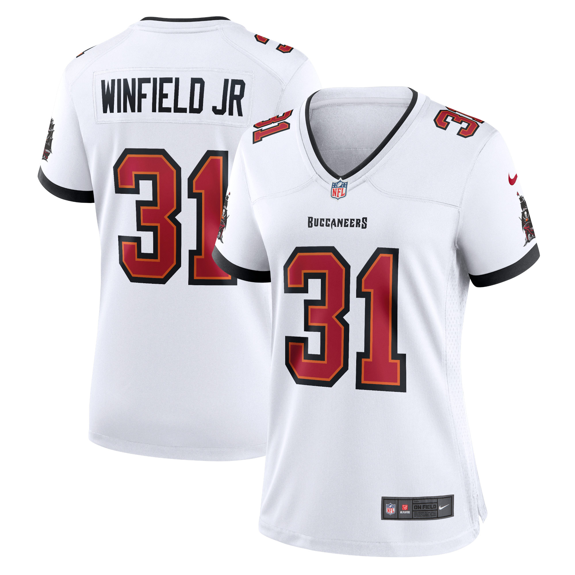 Women's Tampa Bay Buccaneers Antoine Winfield Jr. White Game Jersey Js3199