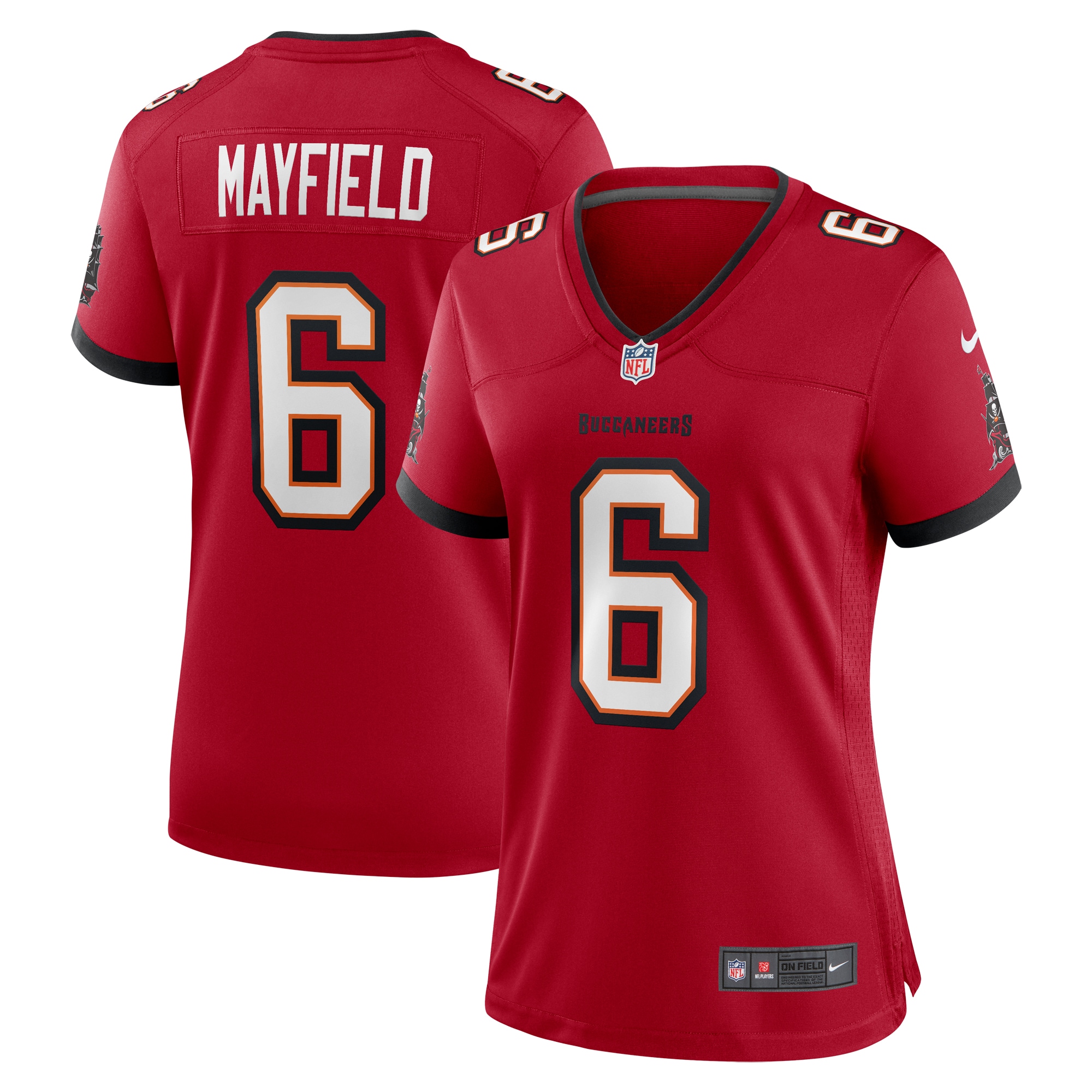 Women's Tampa Bay Buccaneers Baker Mayfield Red Game Jersey Js2156